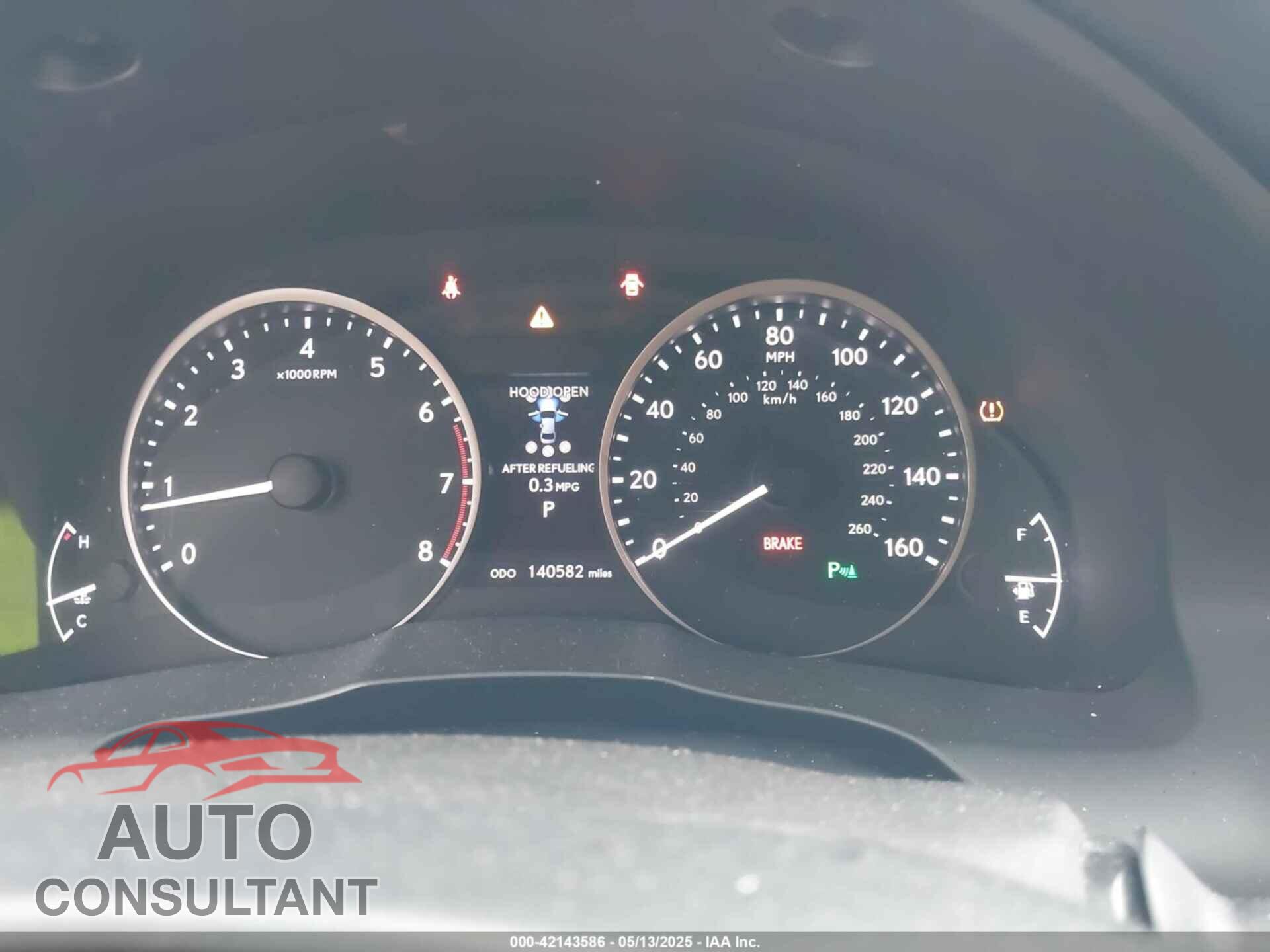 LEXUS ES 350 2015 - JTHBK1GG7F2196543