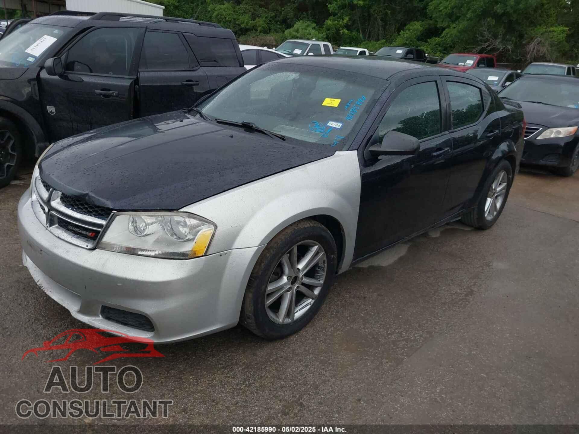 DODGE AVENGER 2012 - 1C3CDZAG5CN254820