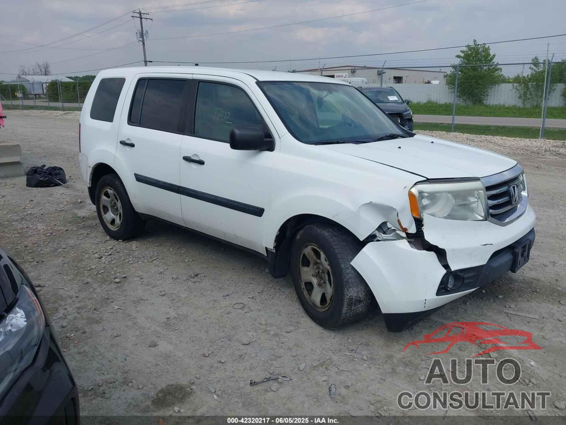 HONDA PILOT 2014 - 5FNYF4H27EB025811