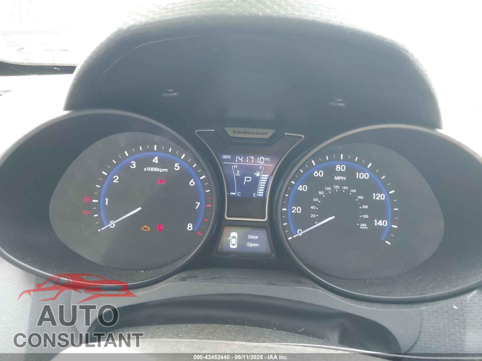 HYUNDAI VELOSTER 2013 - KMHTC6AD6DU105953