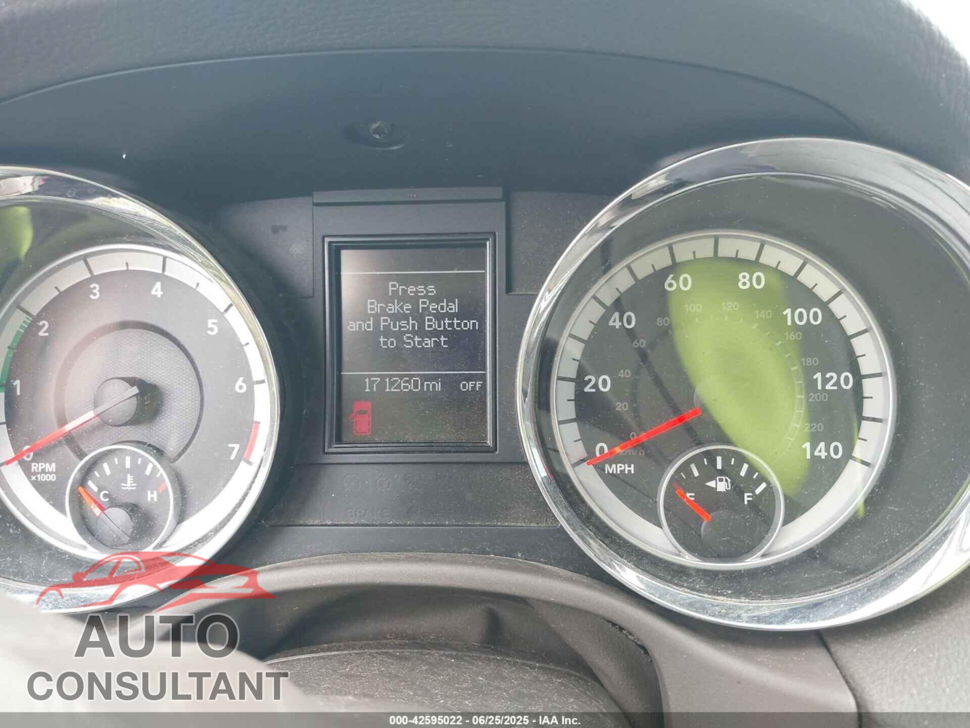 DODGE DURANGO 2013 - 1C4RDJDGXDC614275