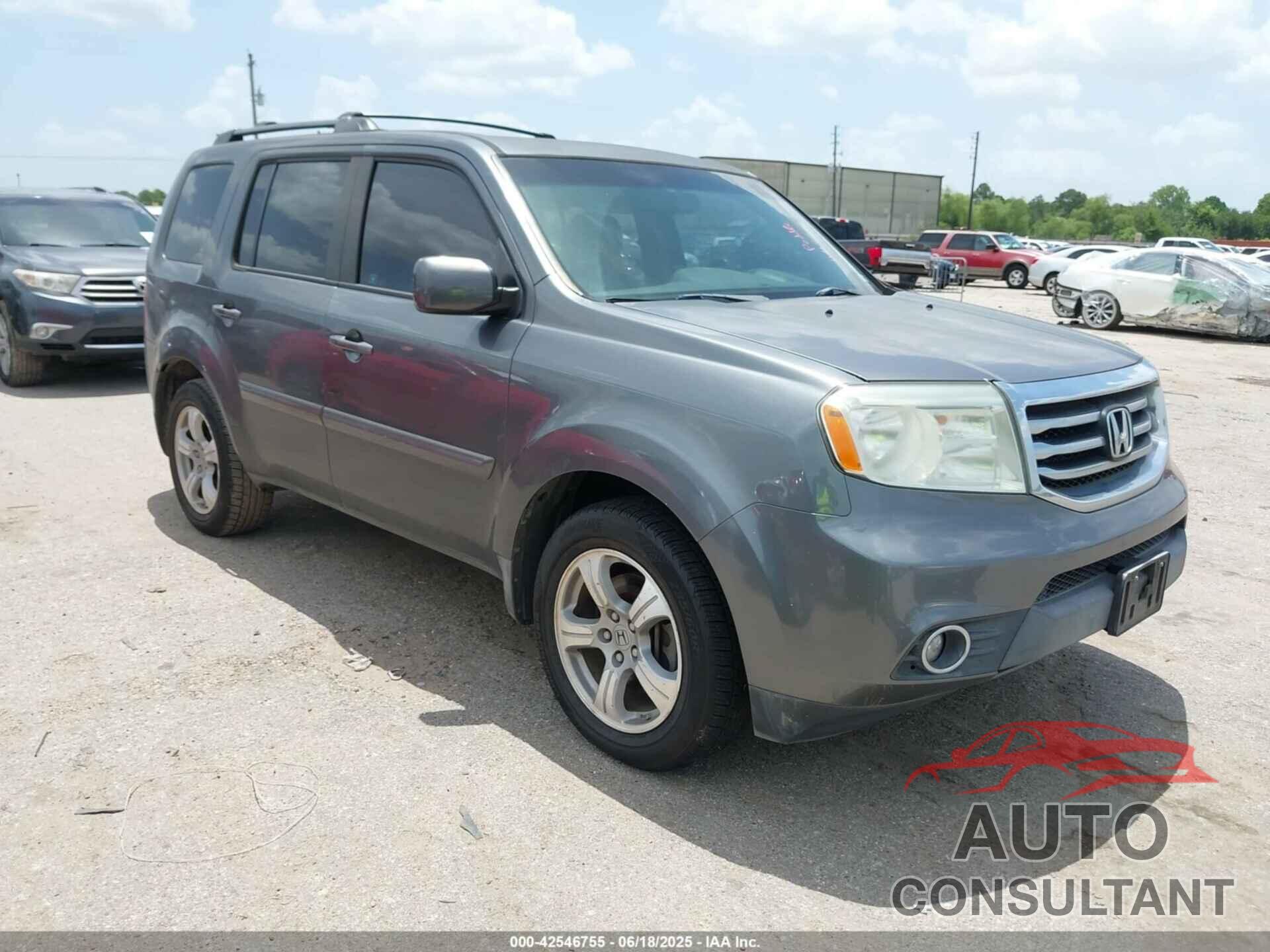 HONDA PILOT 2012 - 5FNYF3H56CB009990