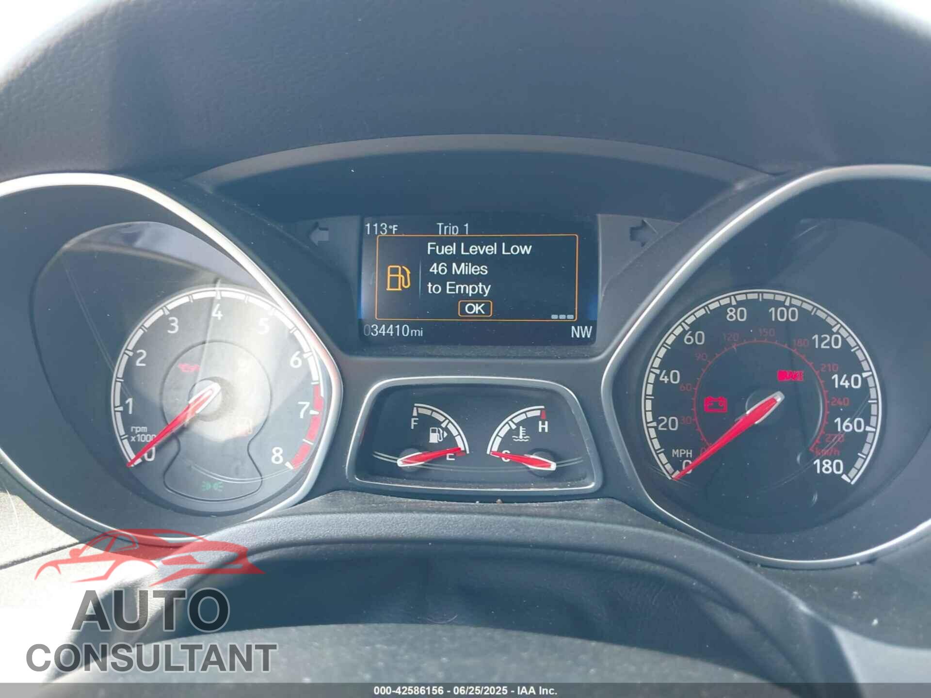 FORD FOCUS ST 2017 - 1FADP3L93HL213226