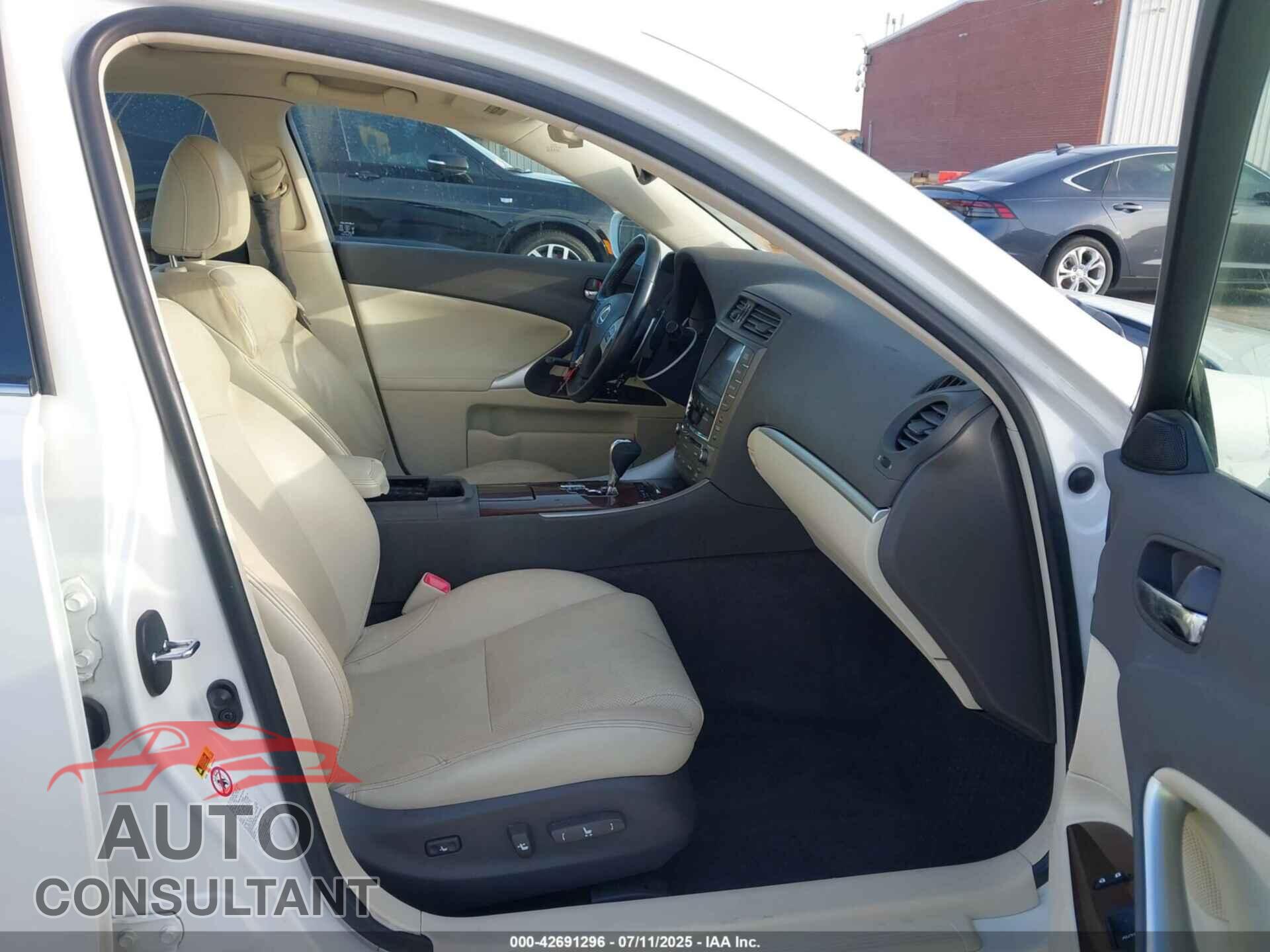LEXUS IS 250 2012 - JTHBF5C26C5174890