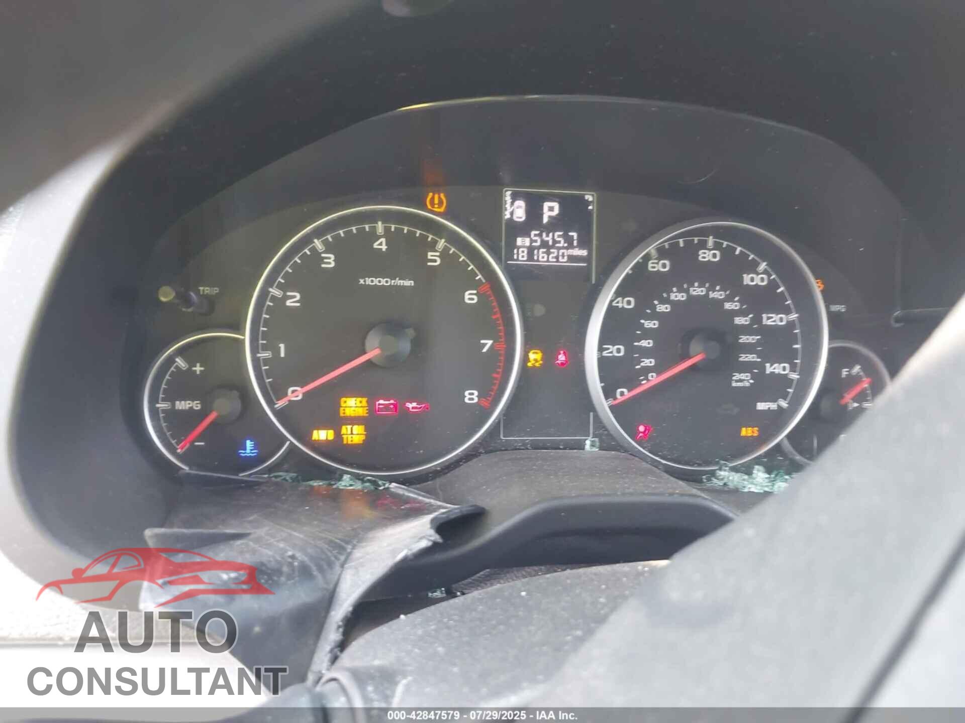 SUBARU LEGACY 2014 - 4S3BMBA65E3019046