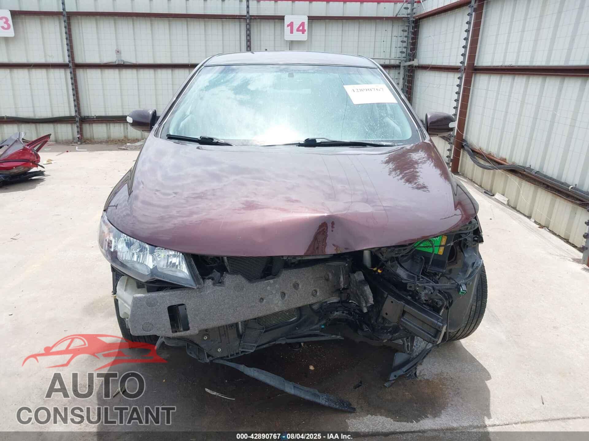KIA FORTE 2010 - KNAFU4A25A5850018