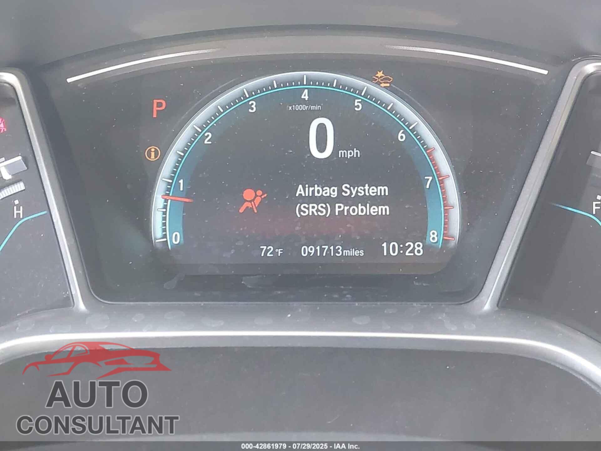 HONDA CIVIC 2016 - 2HGFC3B9XGH359765