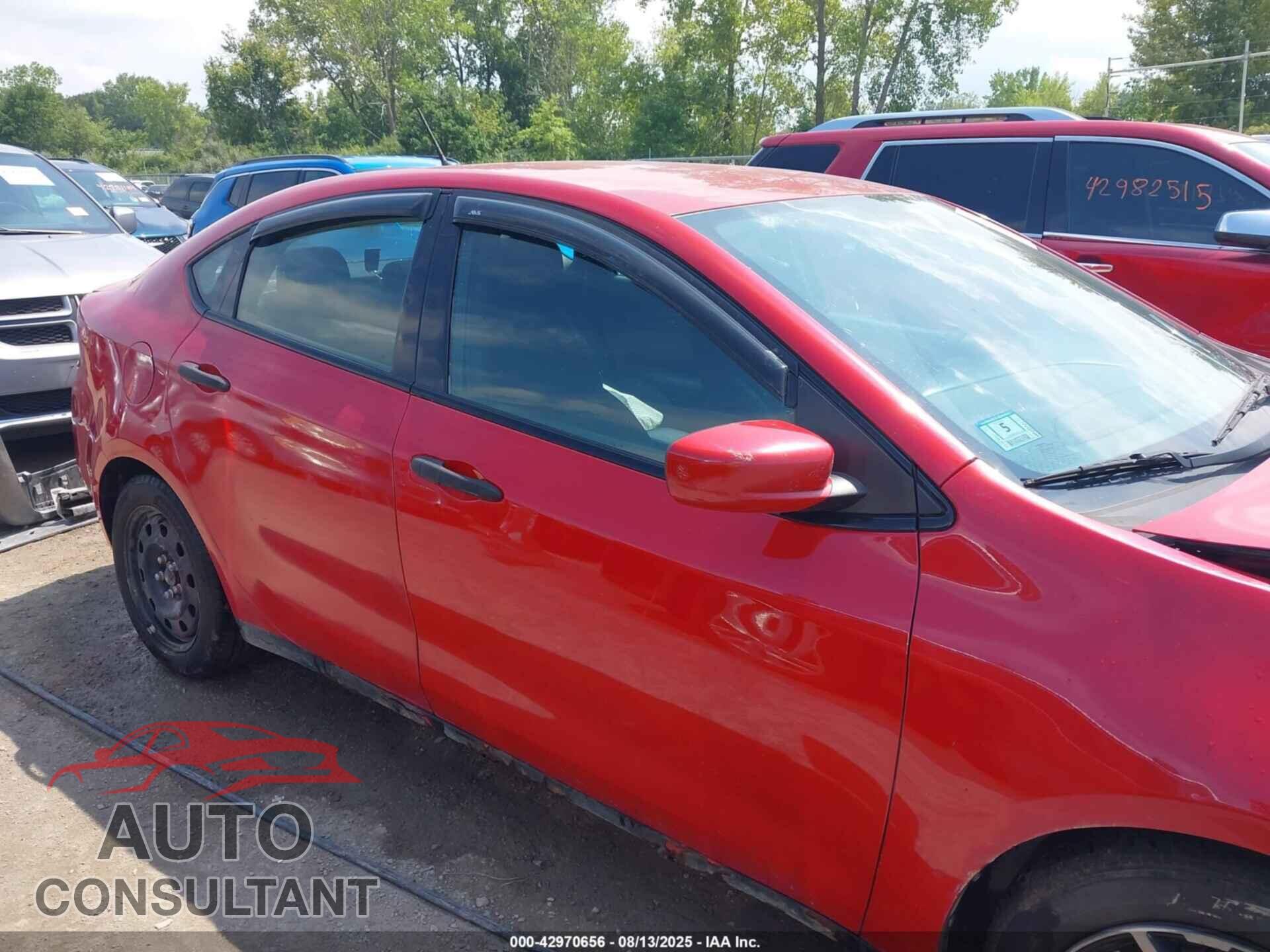 DODGE DART 2013 - 1C3CDFAA0DD106642