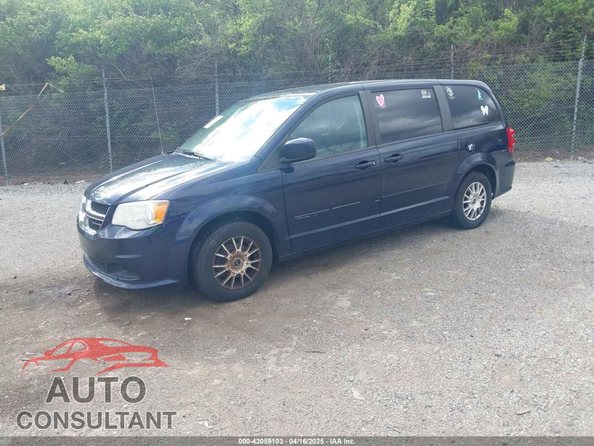 DODGE GRAND CARAVAN 2013 - 2C4RDGCG2DR524968