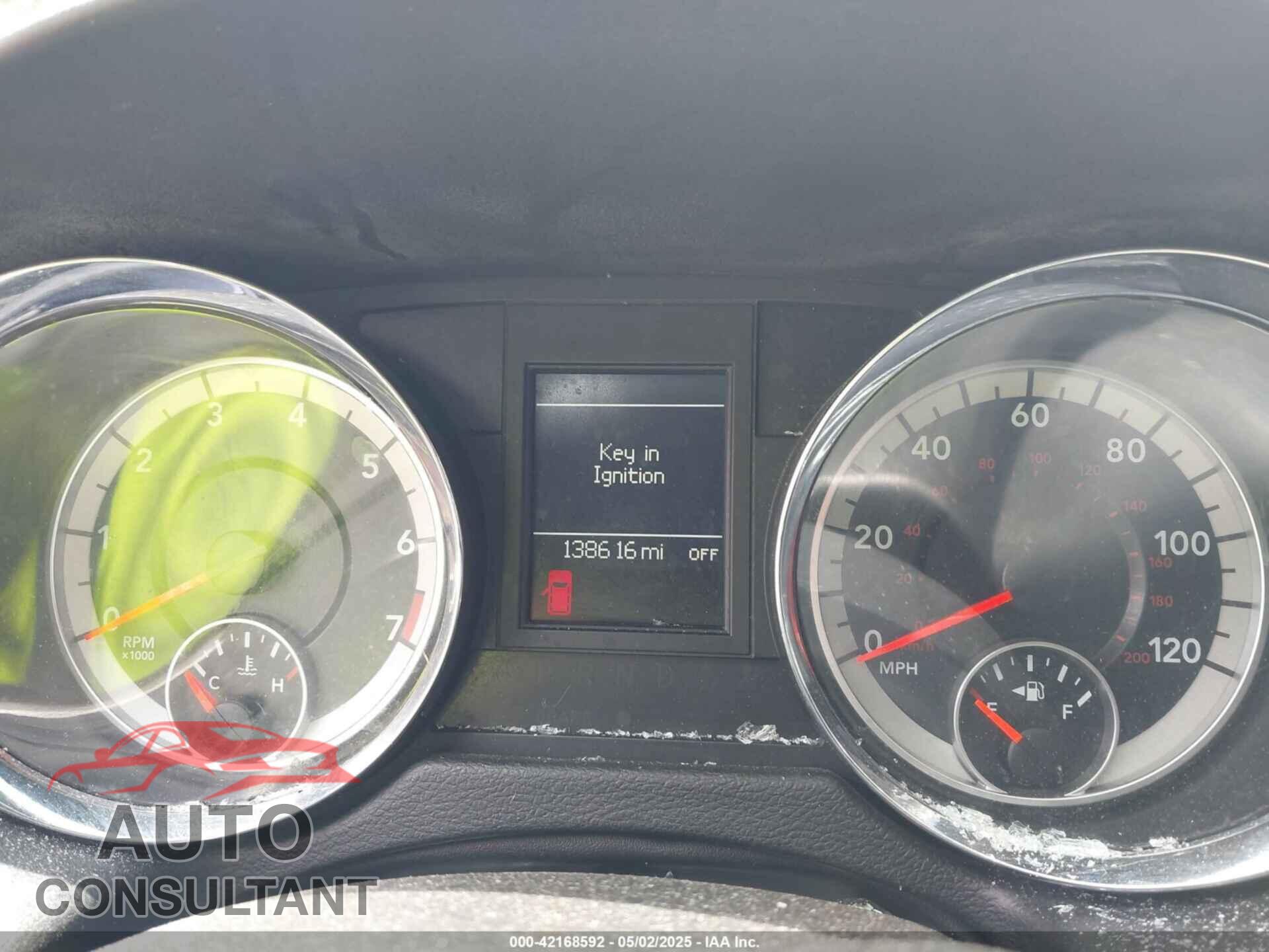DODGE GRAND CARAVAN 2016 - 2C4RDGEG1GR376118