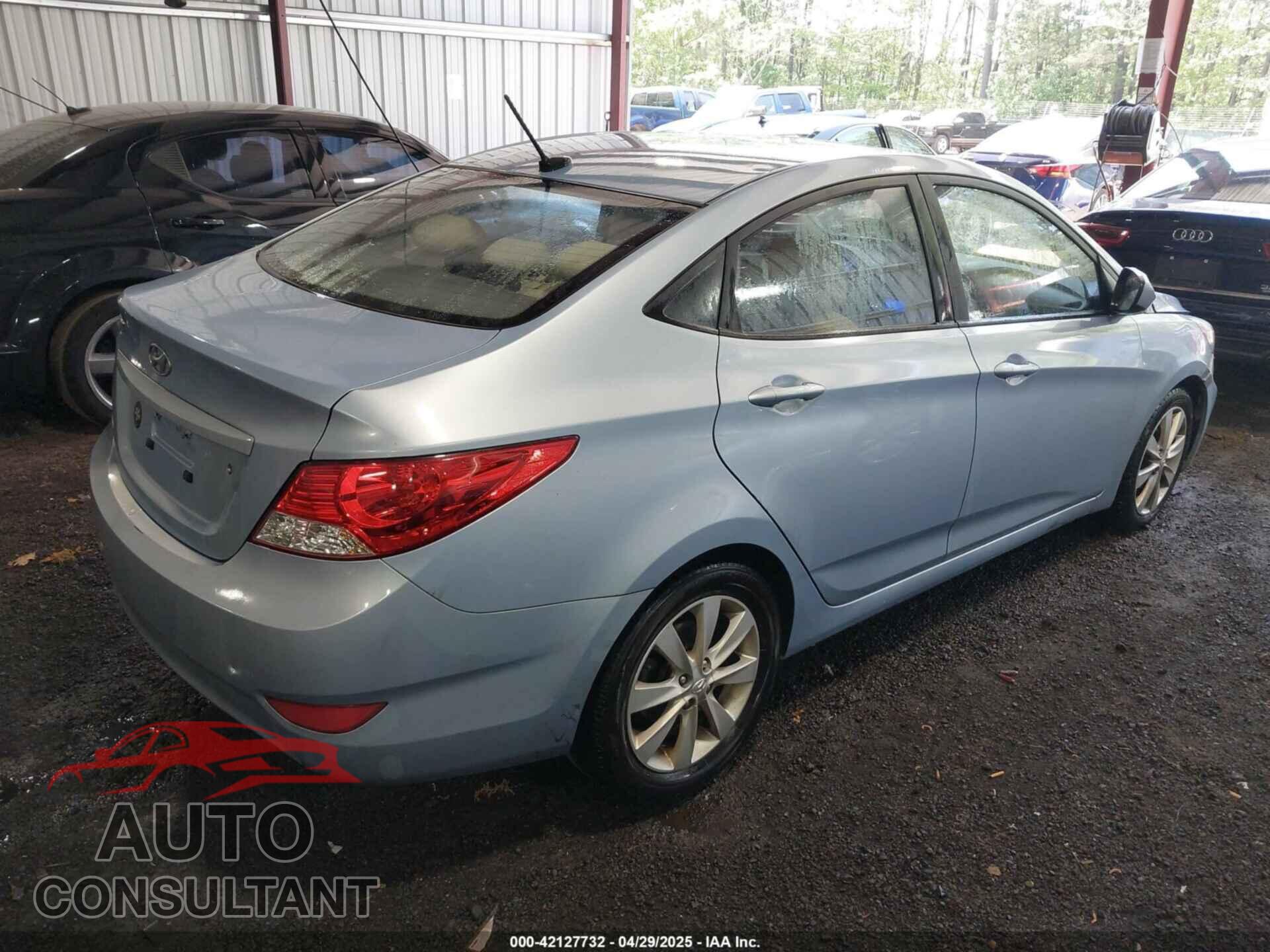 HYUNDAI ACCENT 2013 - KMHCU4AE2DU570501