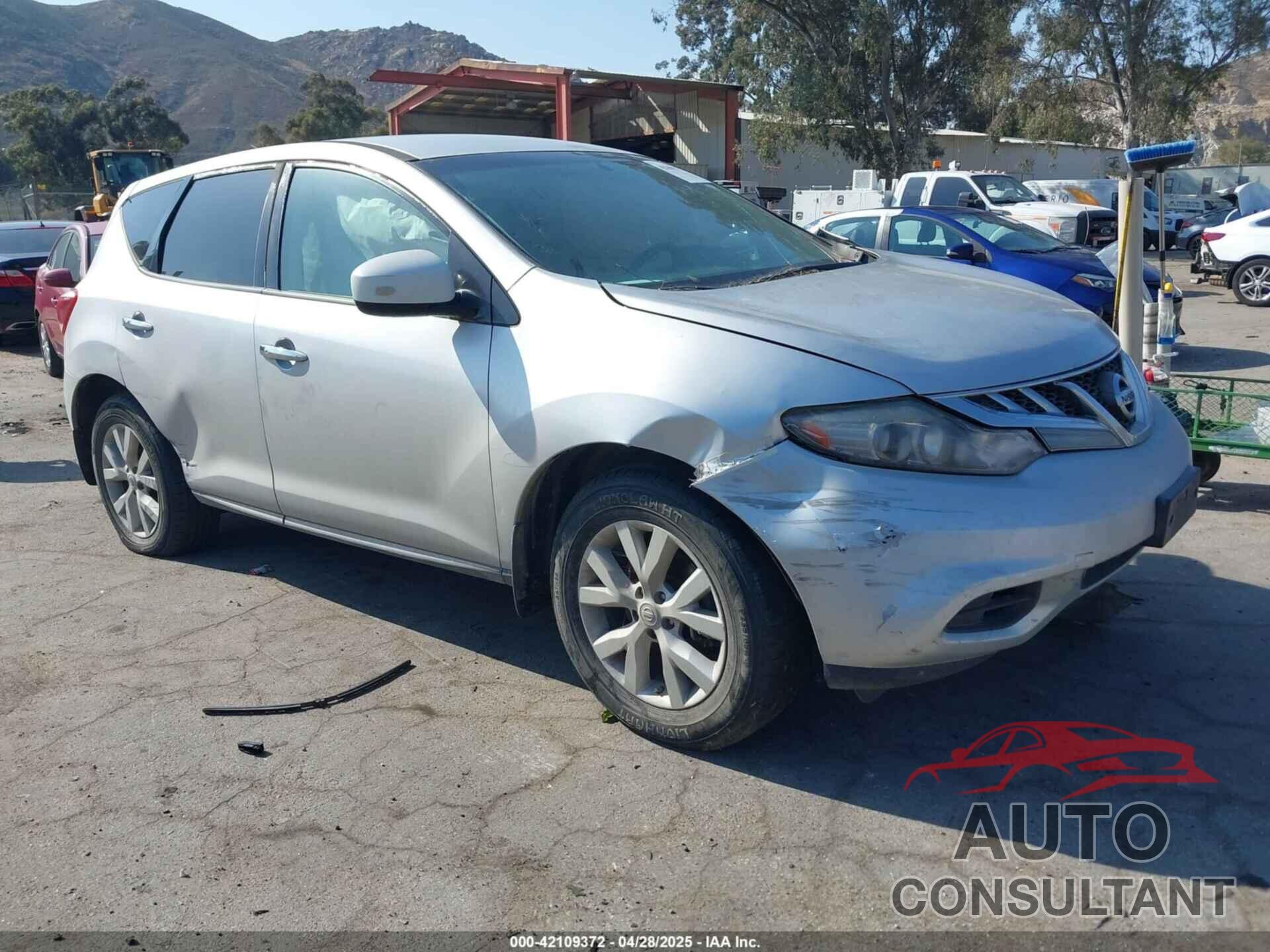 NISSAN MURANO 2011 - JN8AZ1MU6BW054940