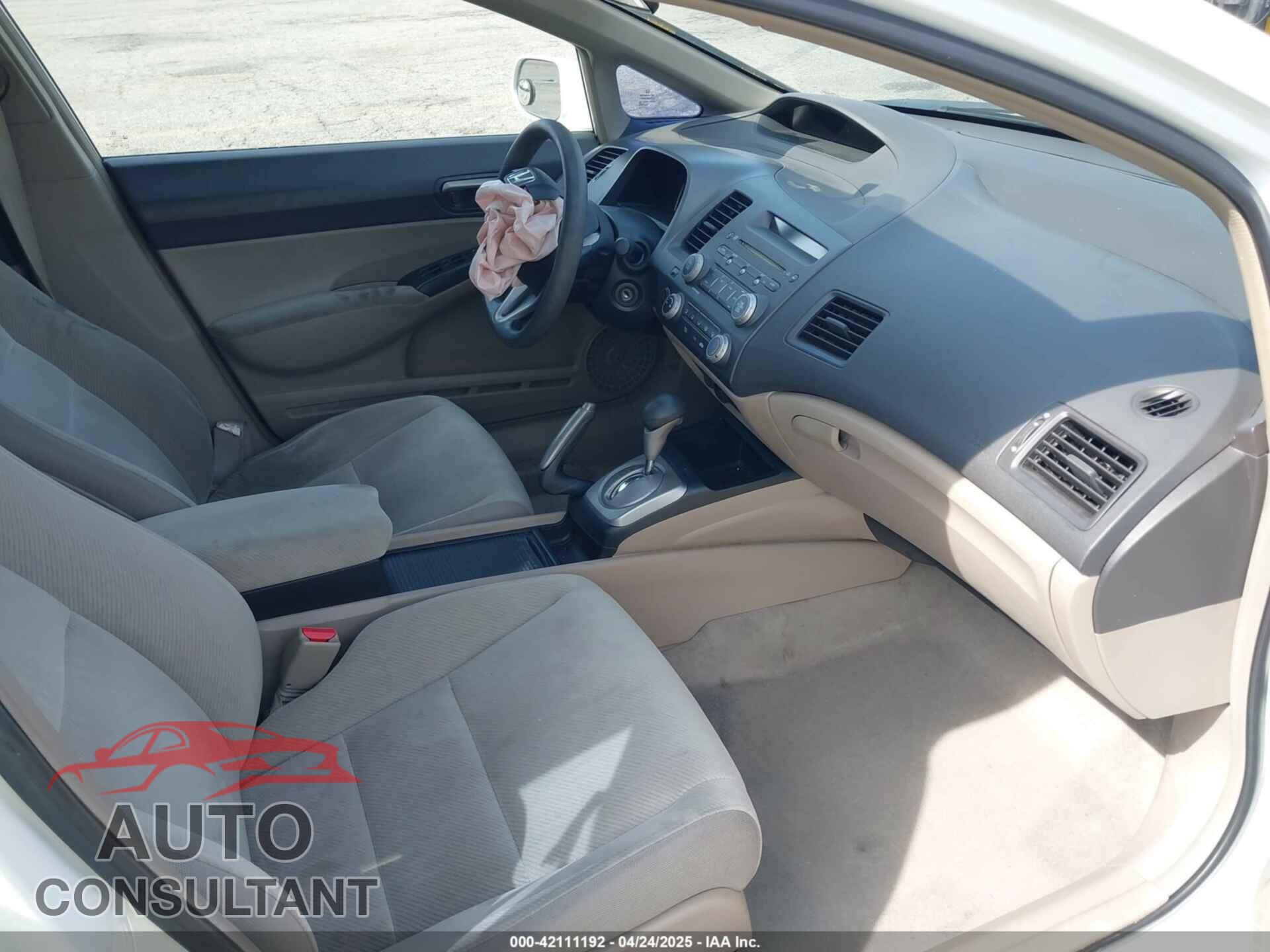 HONDA CIVIC 2009 - 19XFA16599E015892