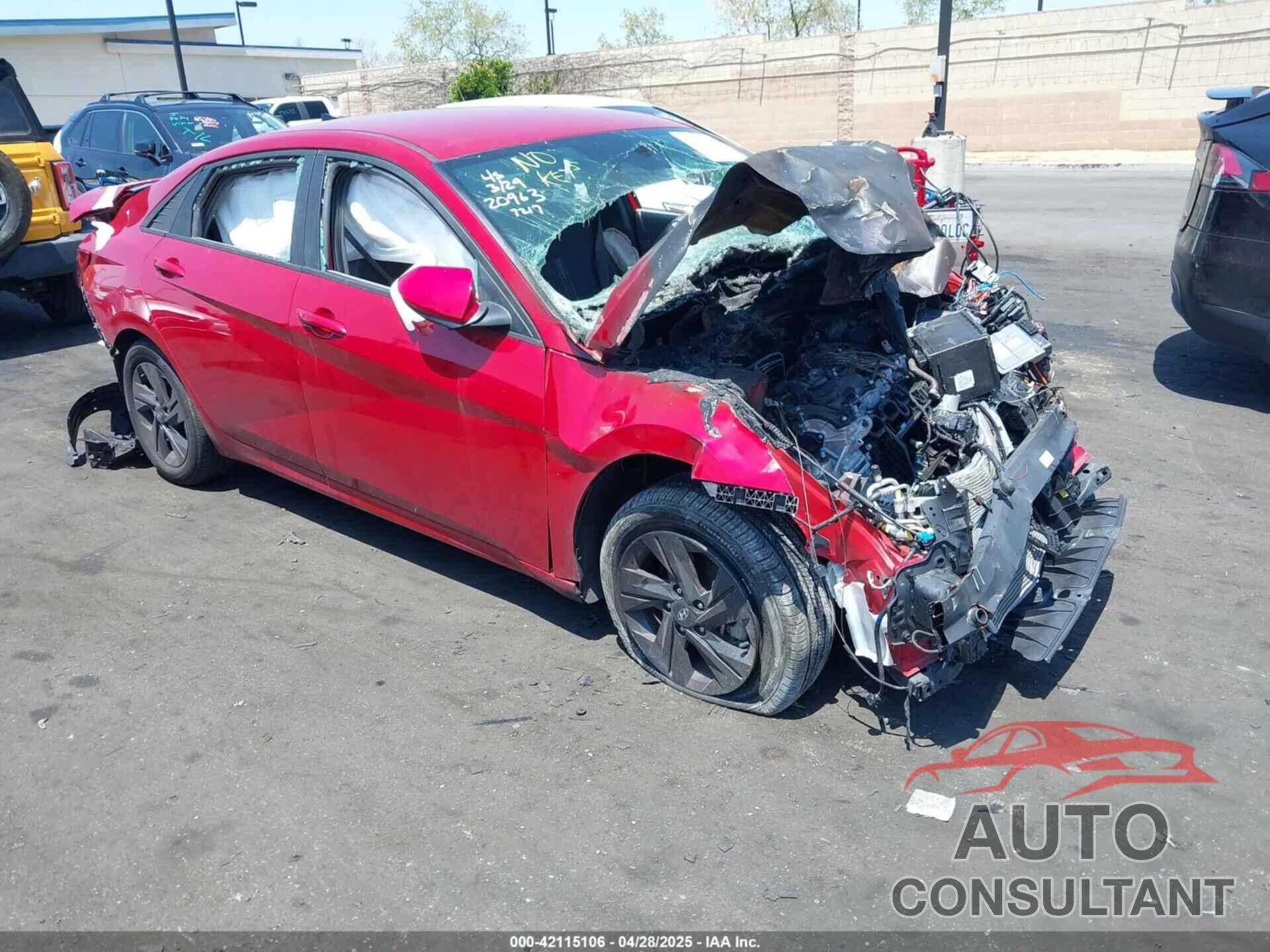 HYUNDAI ELANTRA 2022 - KMHLS4AG4NU217217