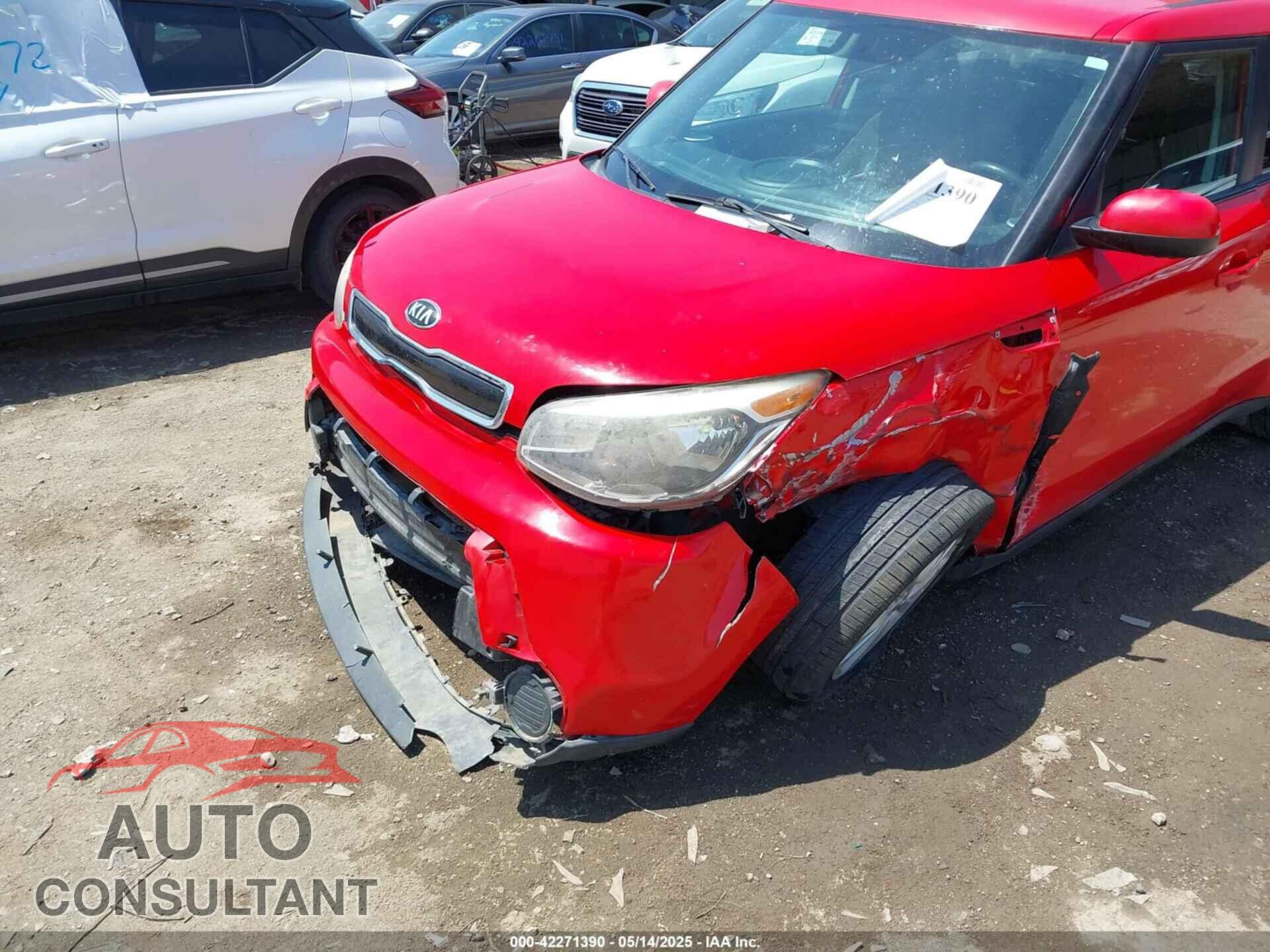 KIA SOUL 2015 - KNDJP3A55F7786261