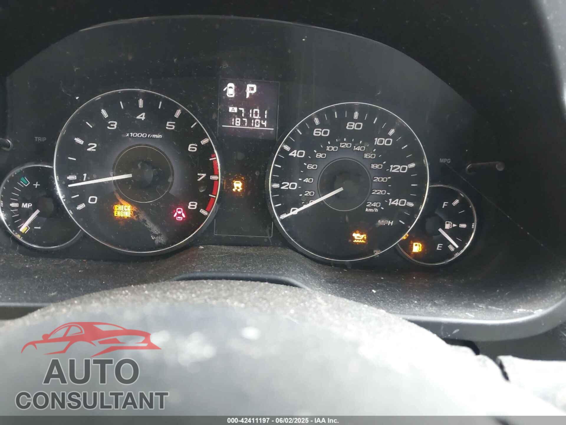 SUBARU OUTBACK 2011 - 4S4BRBCC7B3310918