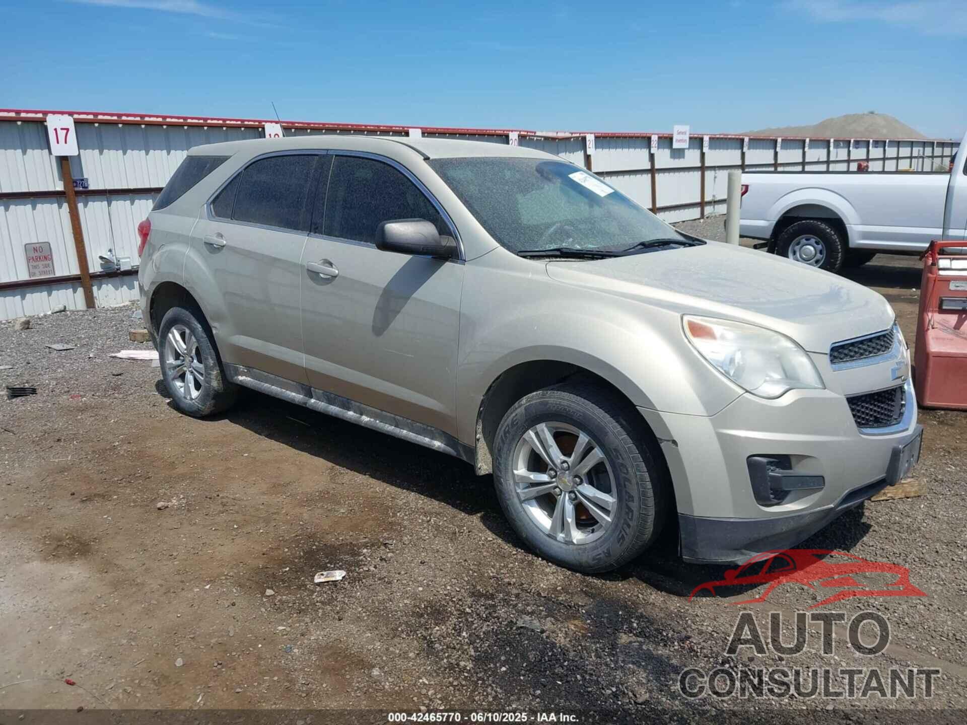 CHEVROLET EQUINOX 2012 - 2GNALBEK9C1213322