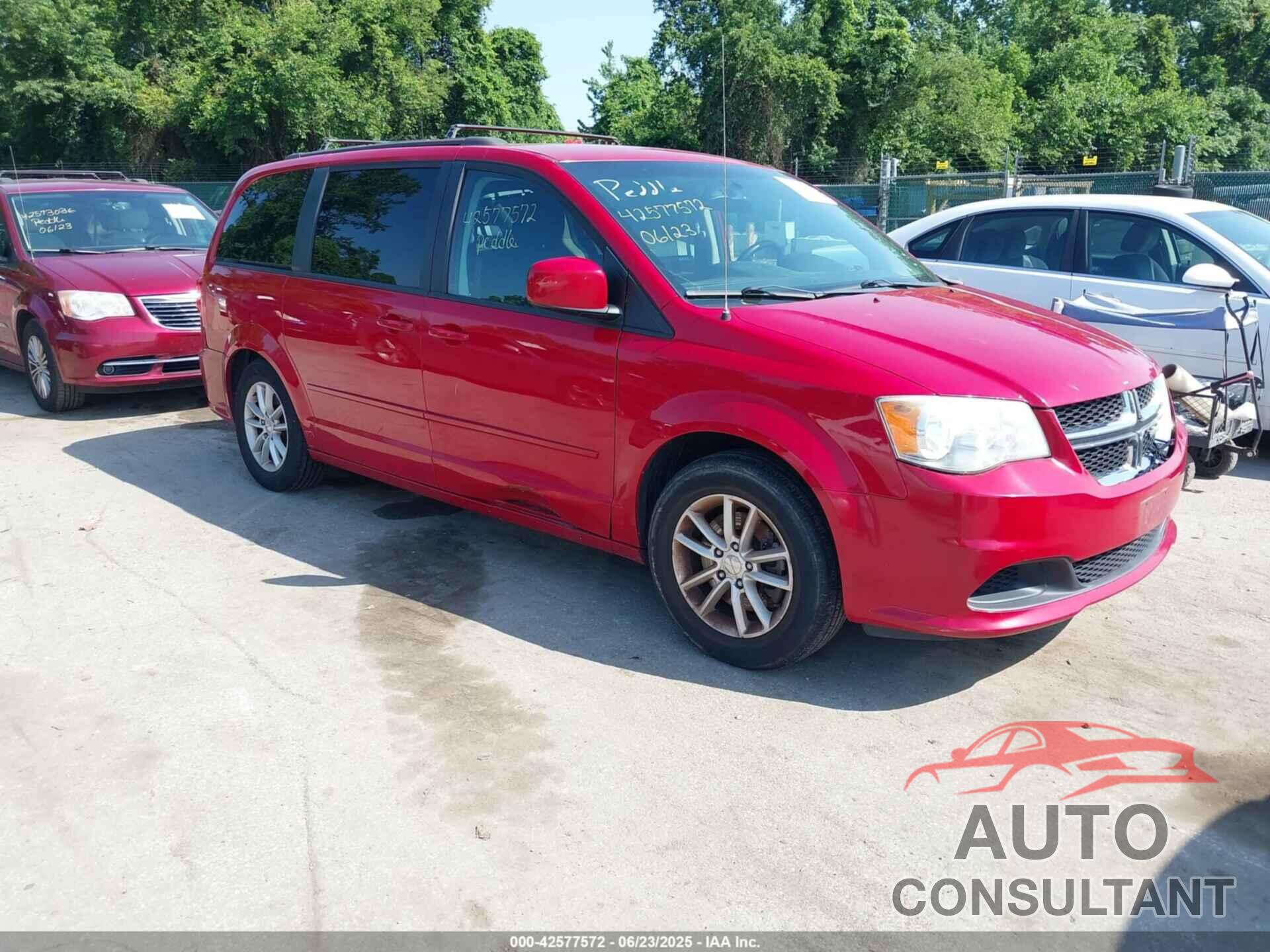 DODGE GRAND CARAVAN 2013 - 2C4RDGCG3DR538300
