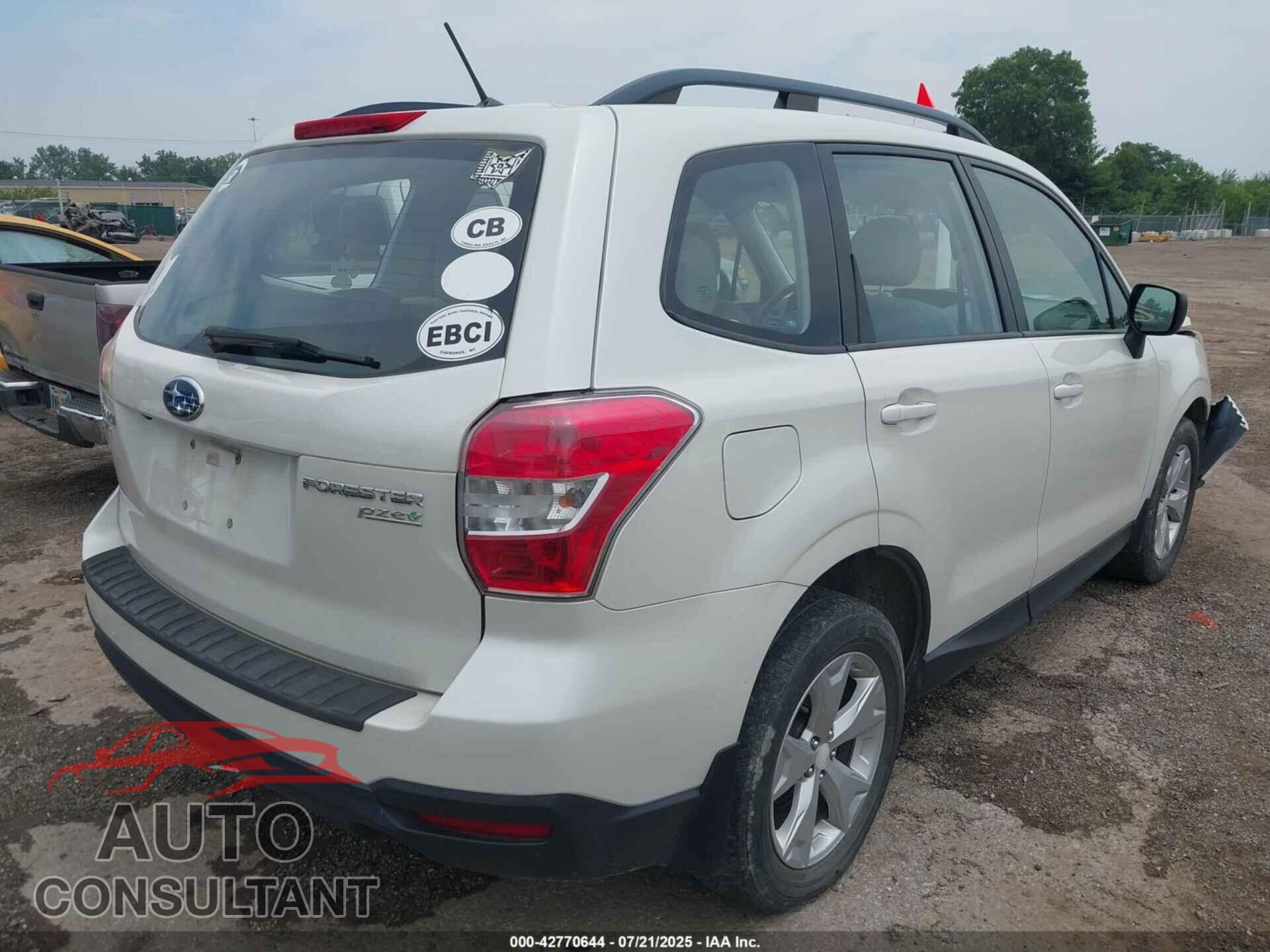 SUBARU FORESTER 2015 - JF2SJABC1FH560768