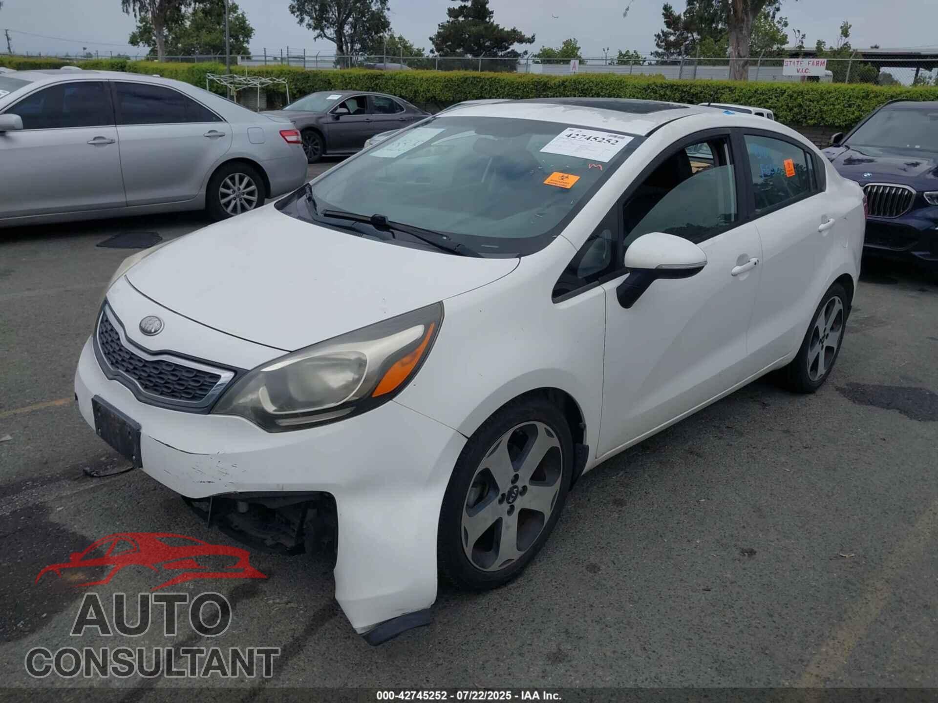 KIA RIO 2013 - KNADN4A31D6149617