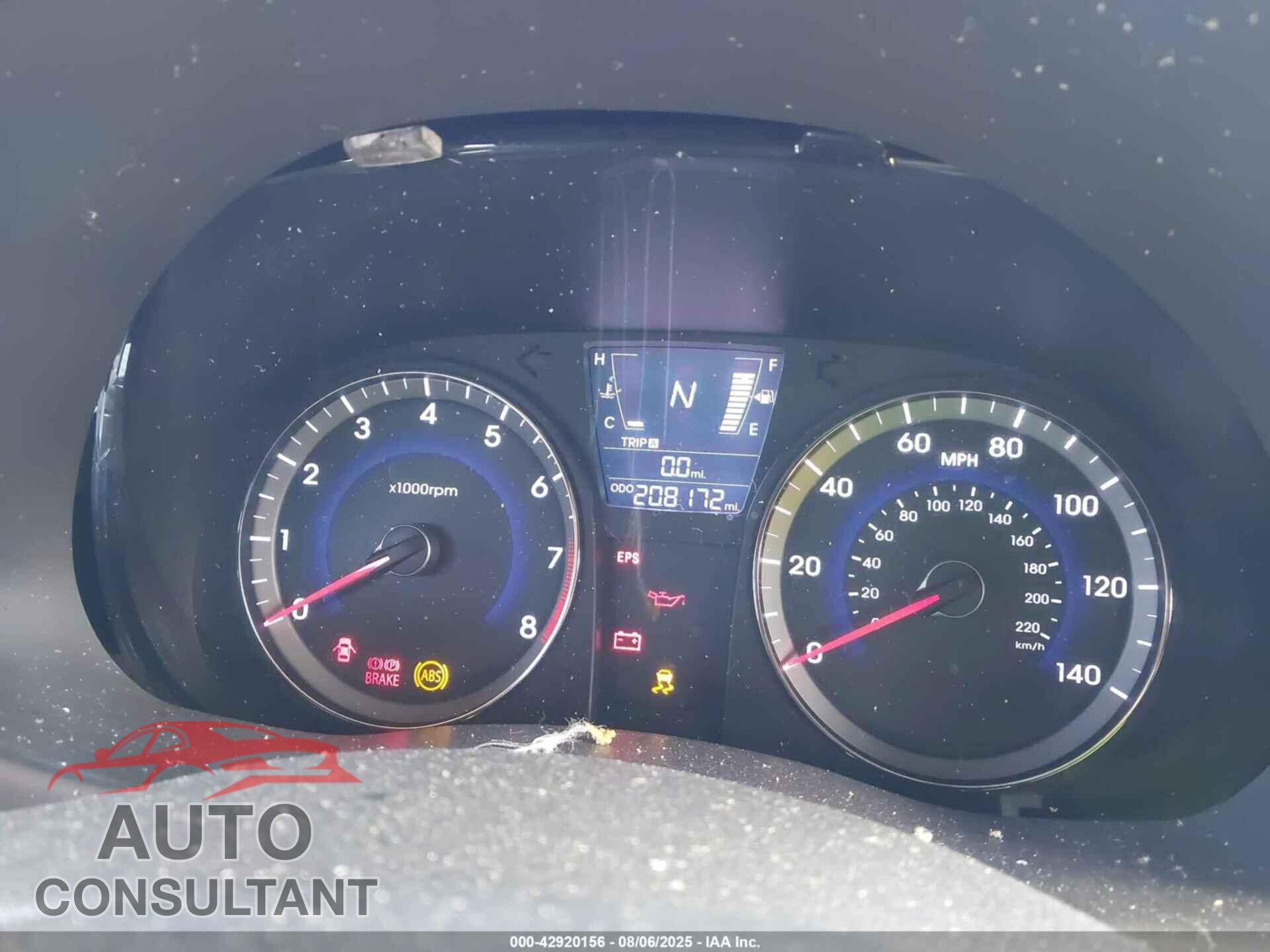 HYUNDAI ACCENT 2012 - KMHCU5AE3CU016615