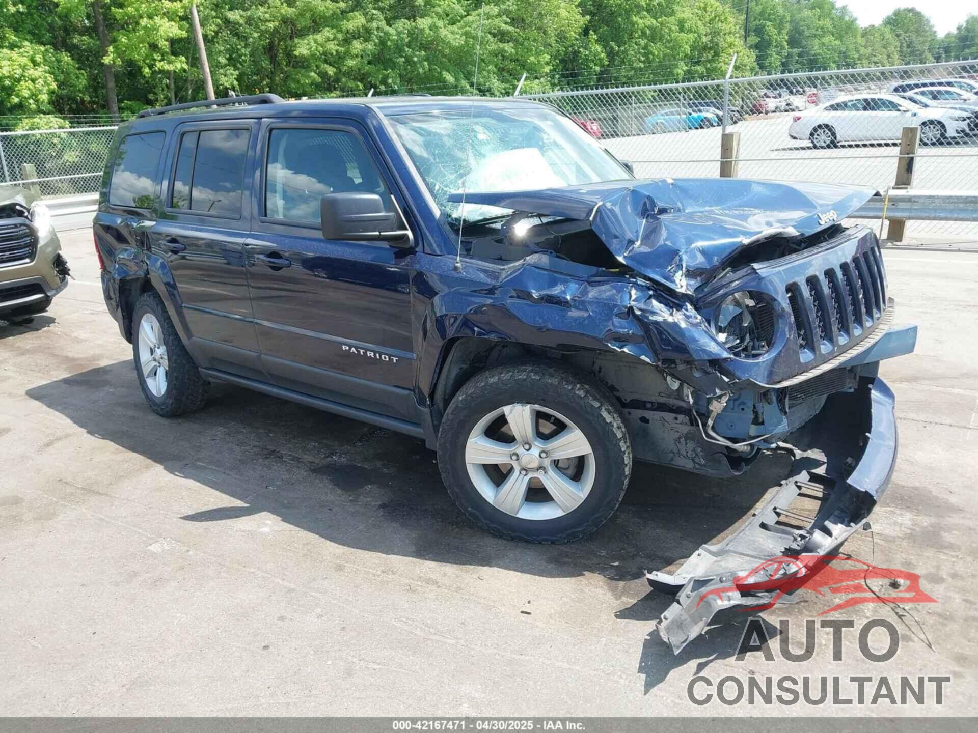 JEEP PATRIOT 2017 - 1C4NJRBB0HD114879