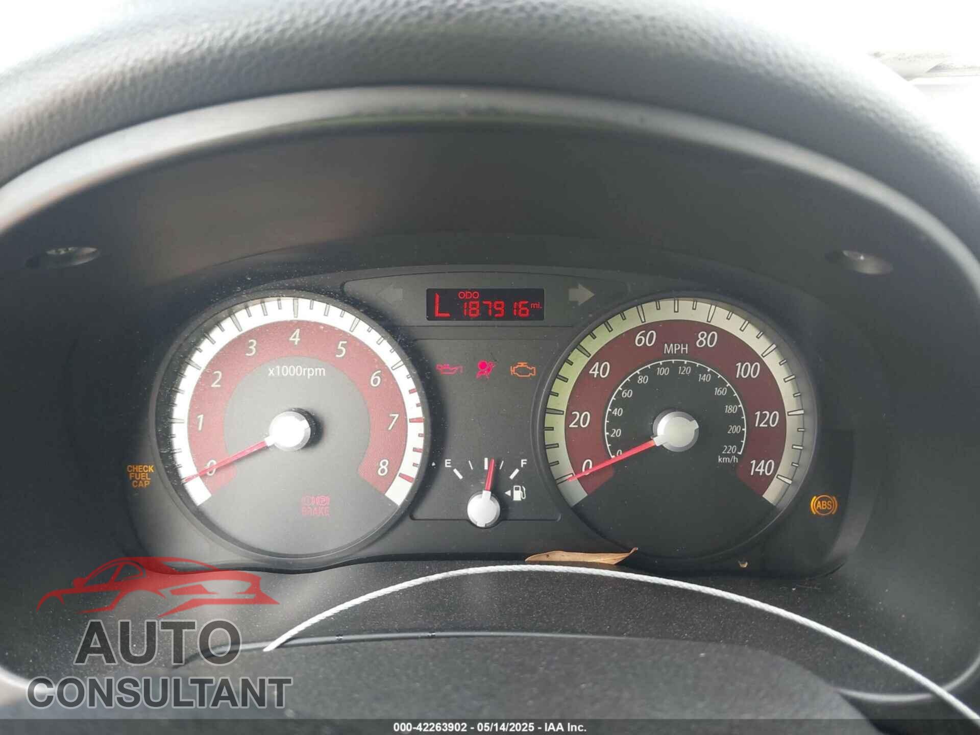 KIA RIO 2010 - KNADH4A38A6650264