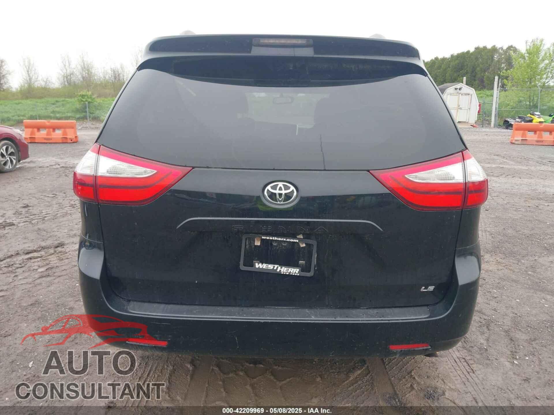 TOYOTA SIENNA 2017 - 5TDKZ3DC0HS856654