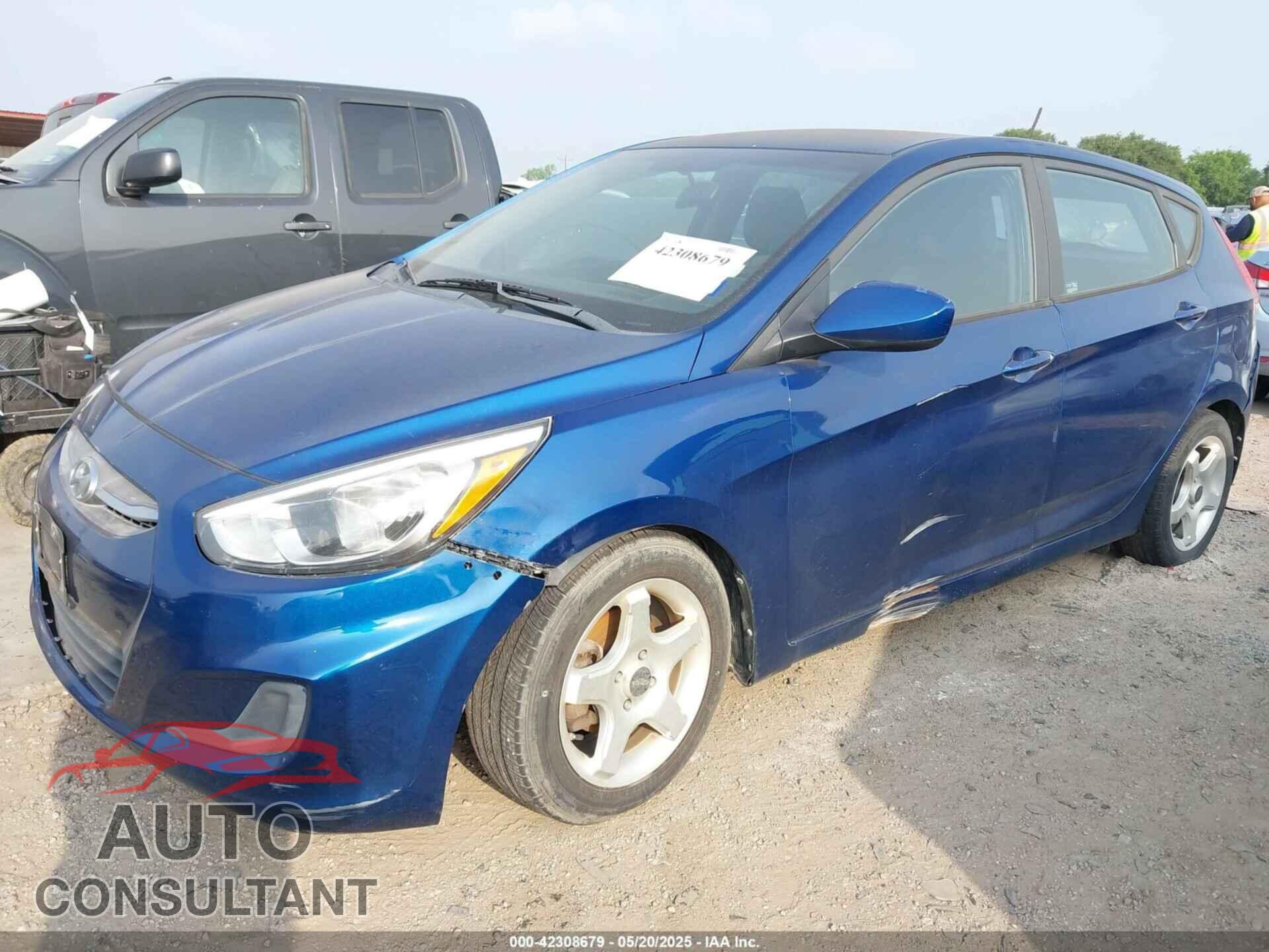 HYUNDAI ACCENT 2017 - KMHCT5AE9HU308912