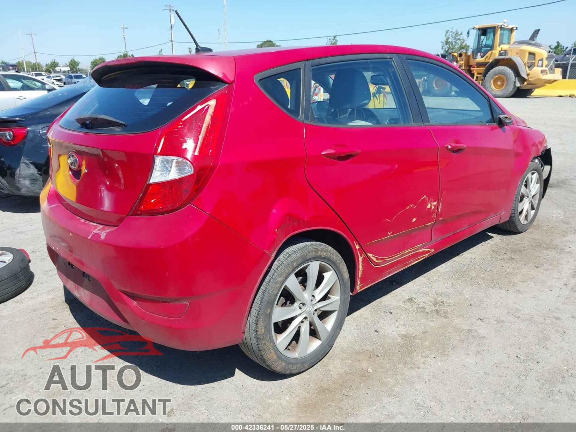 HYUNDAI ACCENT 2012 - KMHCU5AE8CU051795