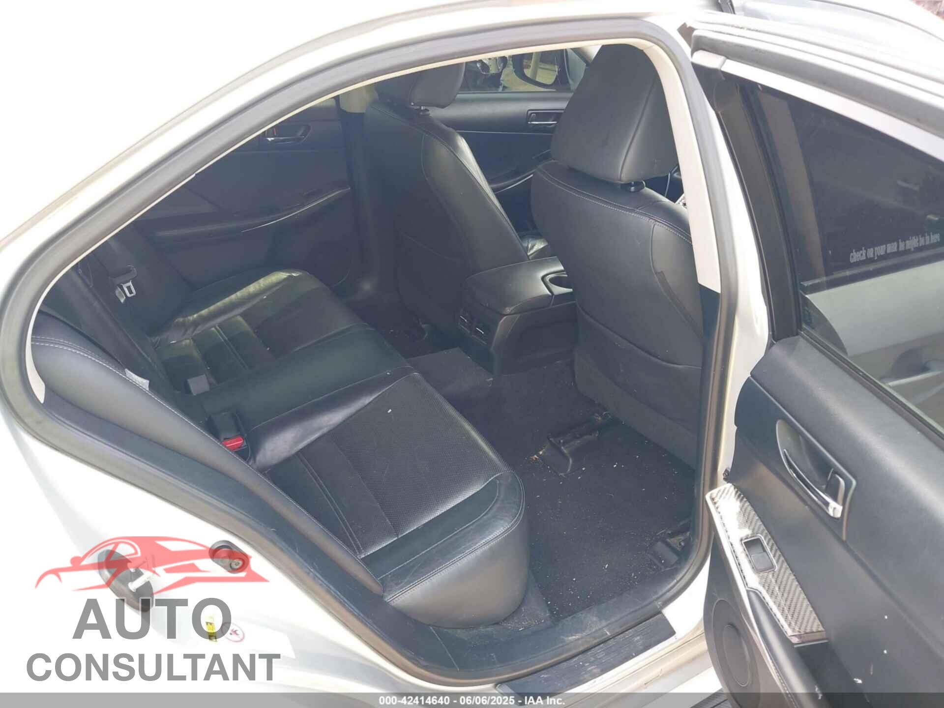 LEXUS IS 350 2014 - JTHCE1D24E5001080
