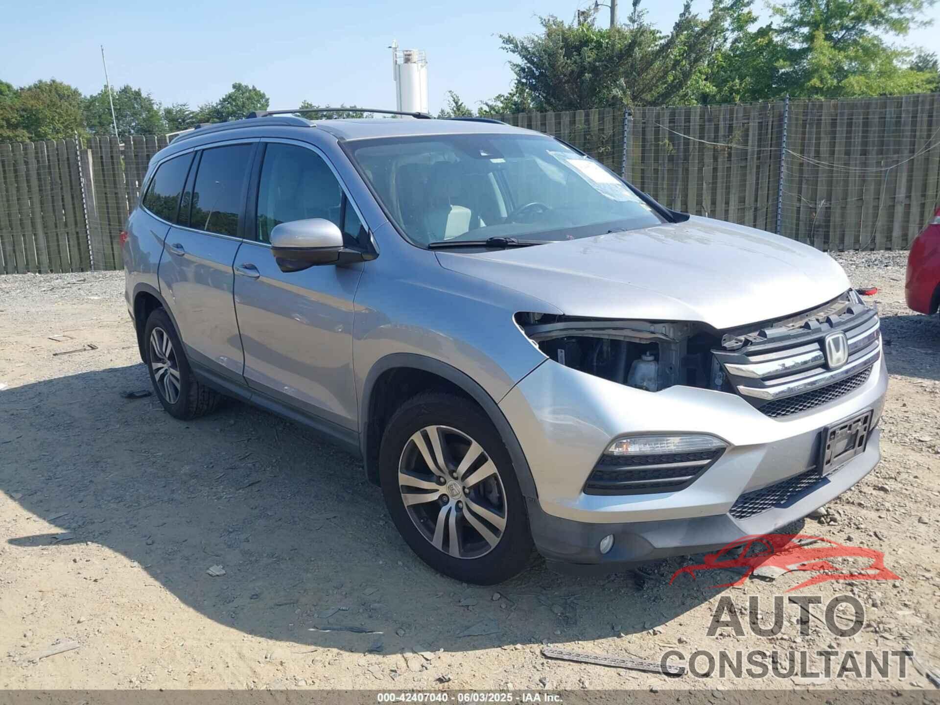 HONDA PILOT 2017 - 5FNYF6H69HB053323