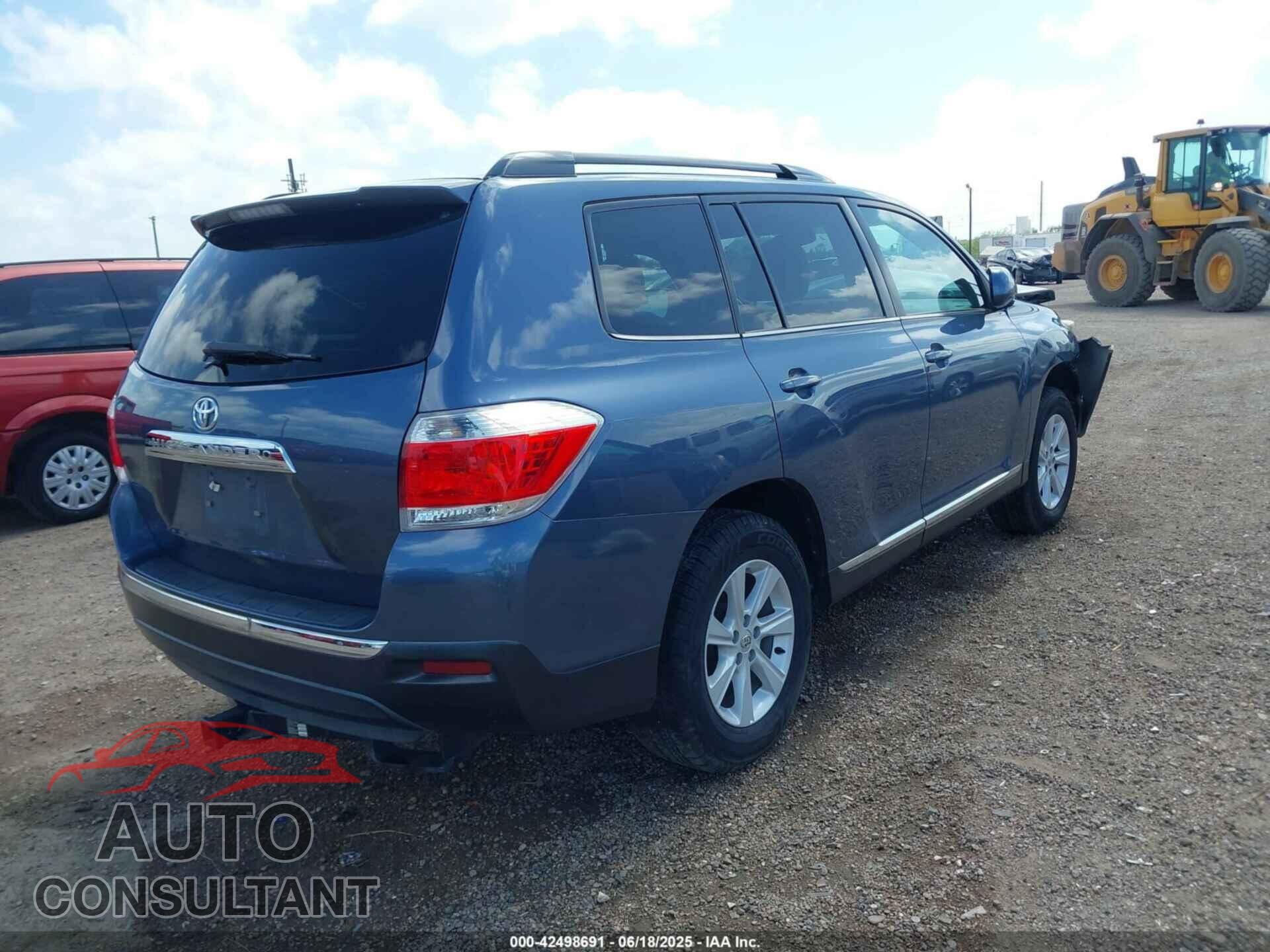 TOYOTA HIGHLANDER 2013 - 5TDZK3EH7DS102917