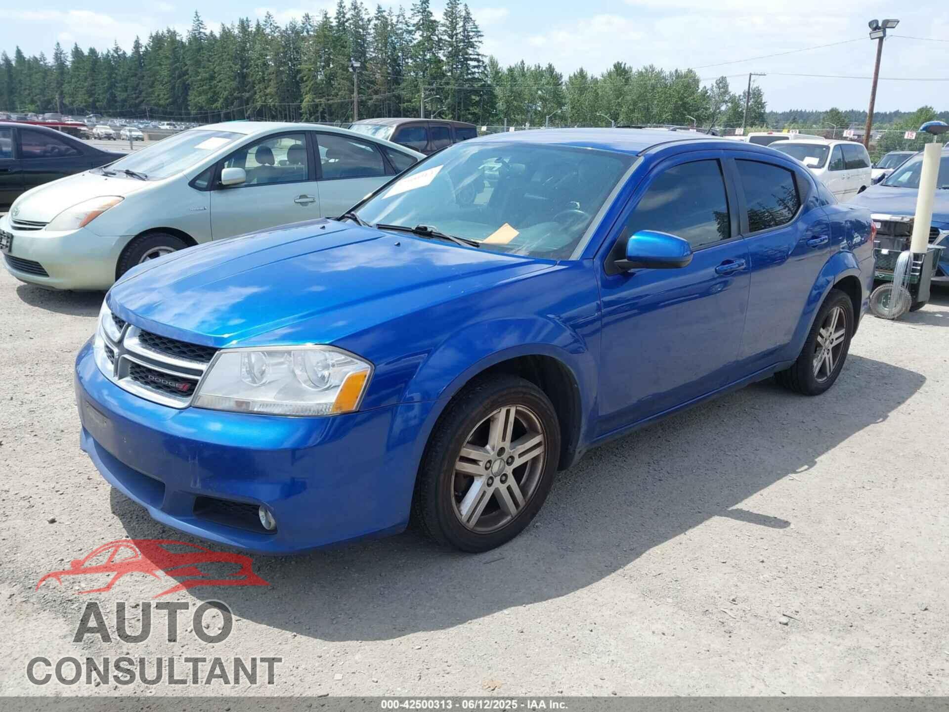DODGE AVENGER 2013 - 1C3CDZCBXDN720776