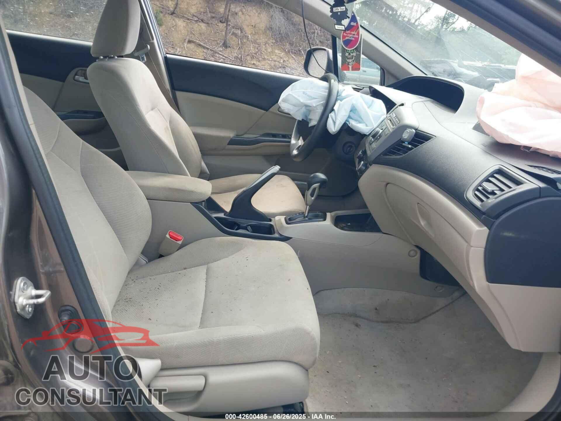 HONDA CIVIC 2012 - 19XFB2F53CE322579