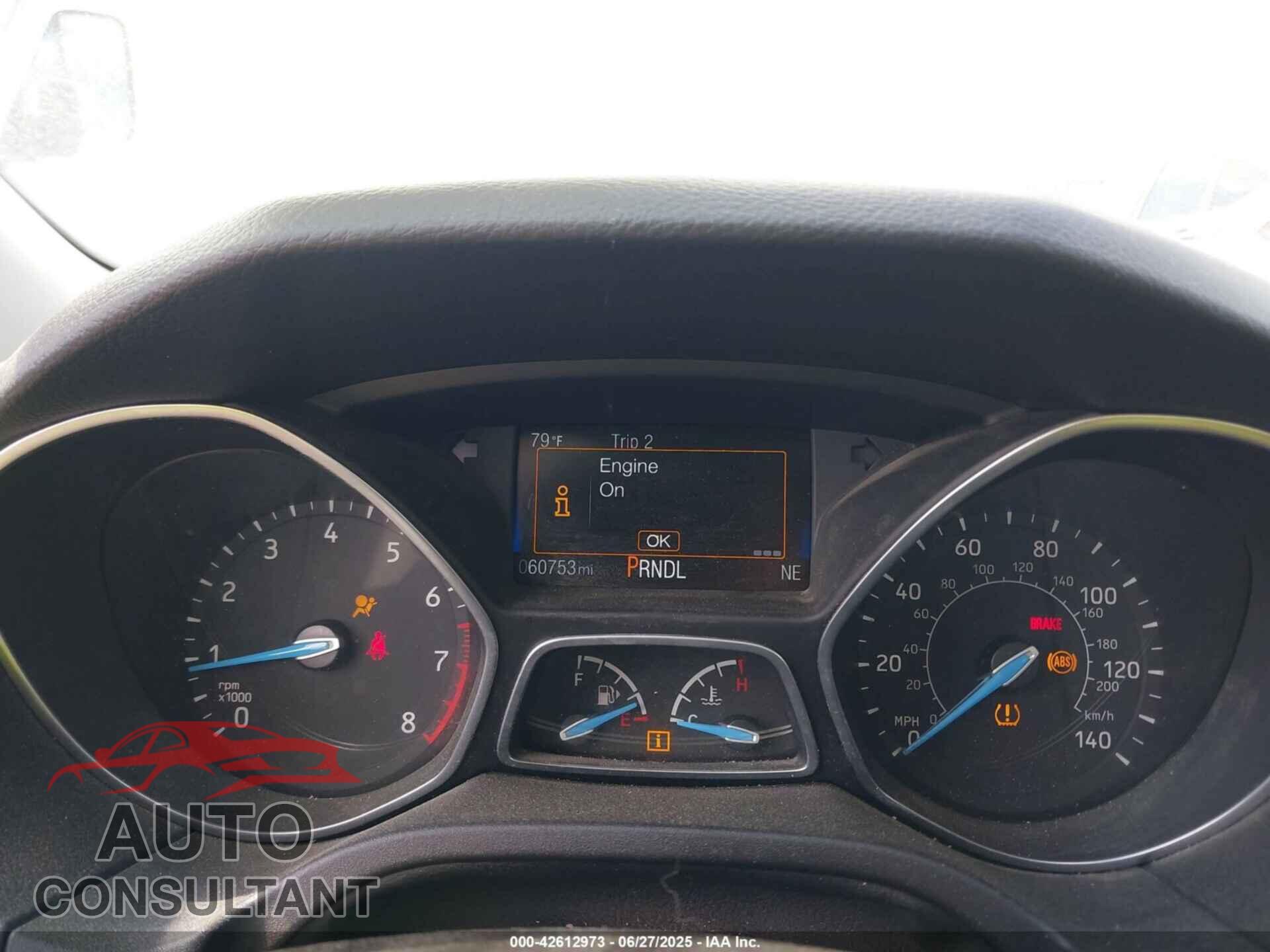 FORD FOCUS 2016 - 1FADP3F23GL390341