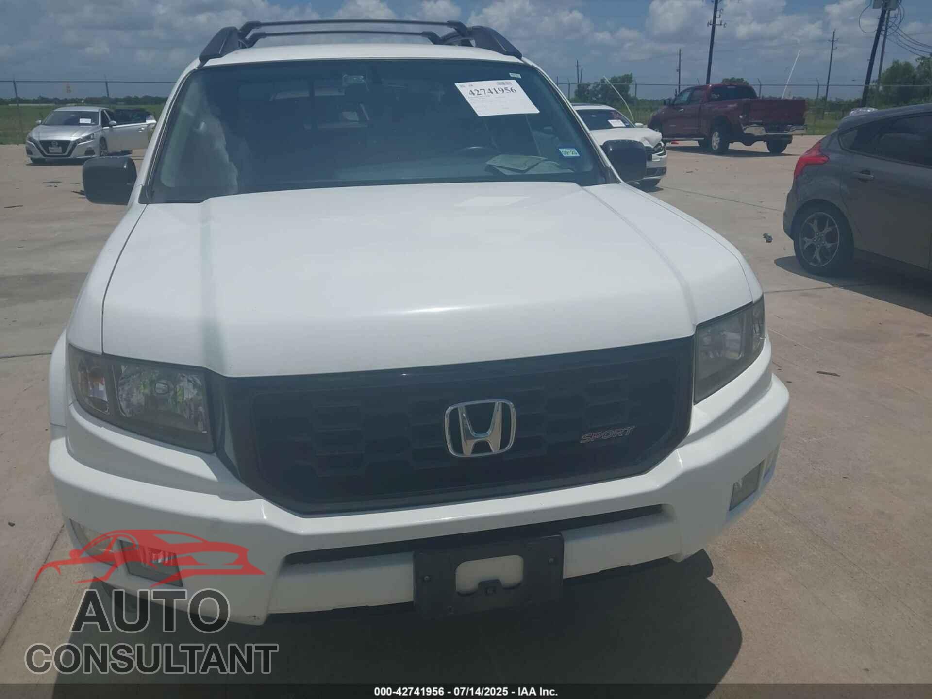 HONDA RIDGELINE 2014 - 5FPYK1F71EB011340