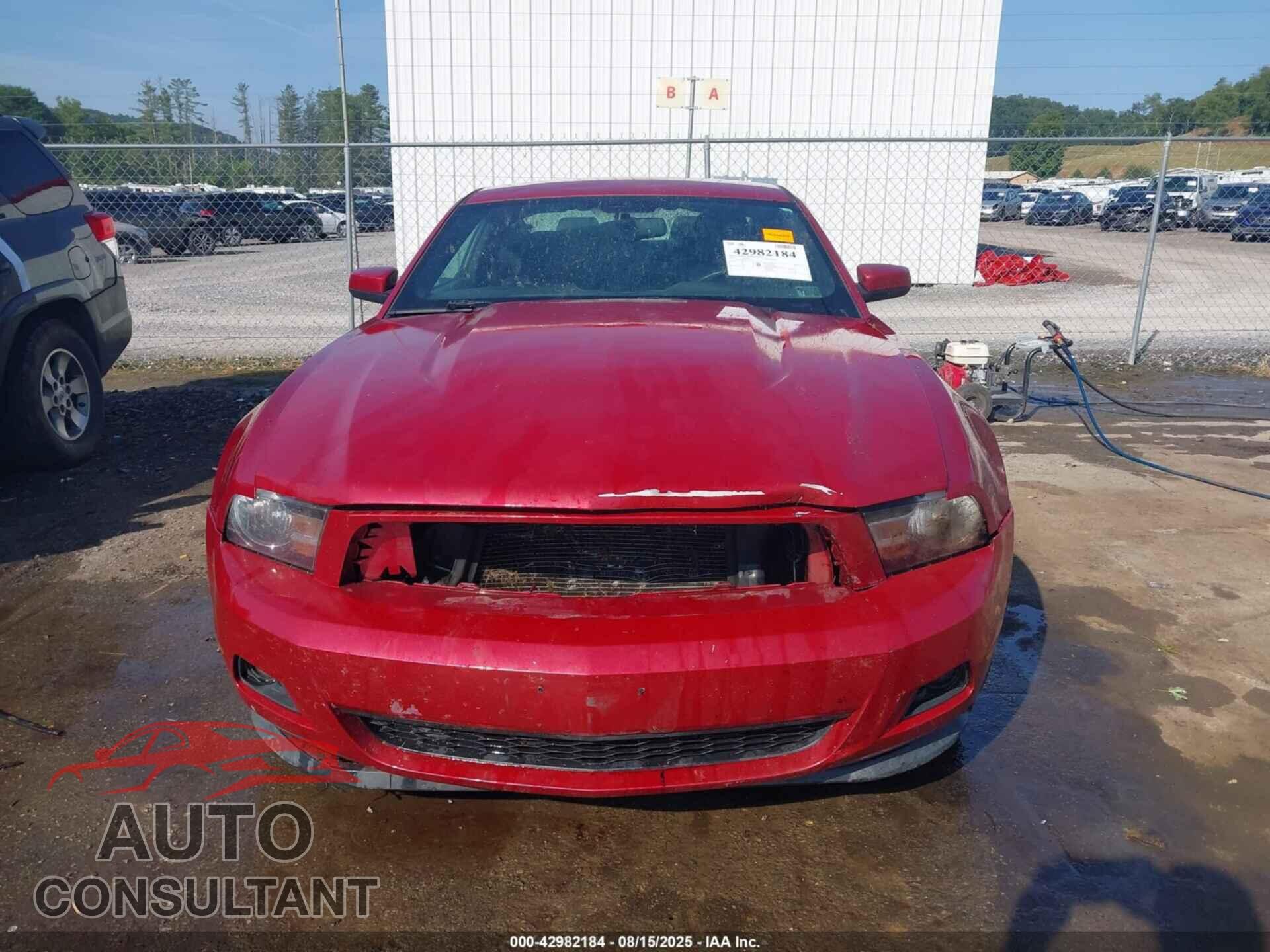 FORD MUSTANG 2012 - 1ZVBP8AM6C5216220