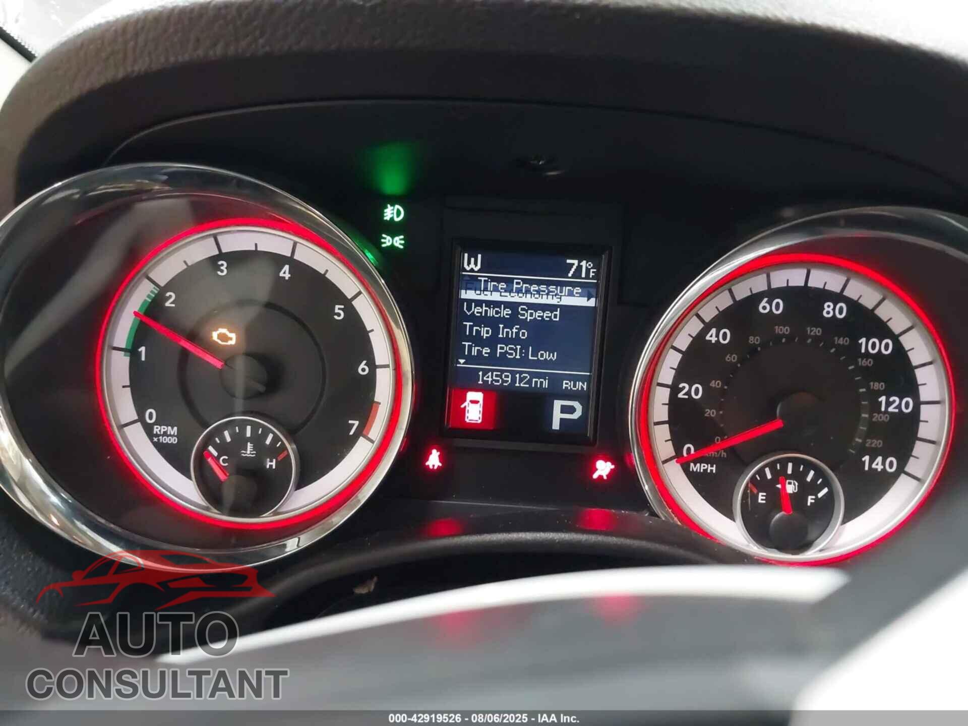 DODGE DURANGO 2012 - 1C4RDJDG3CC117535