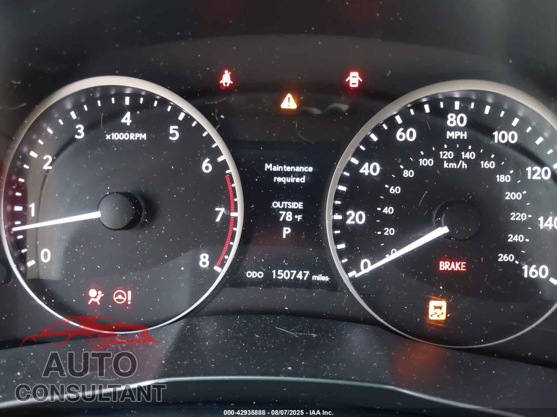 LEXUS ES 350 2014 - JTHBK1GG9E2105609