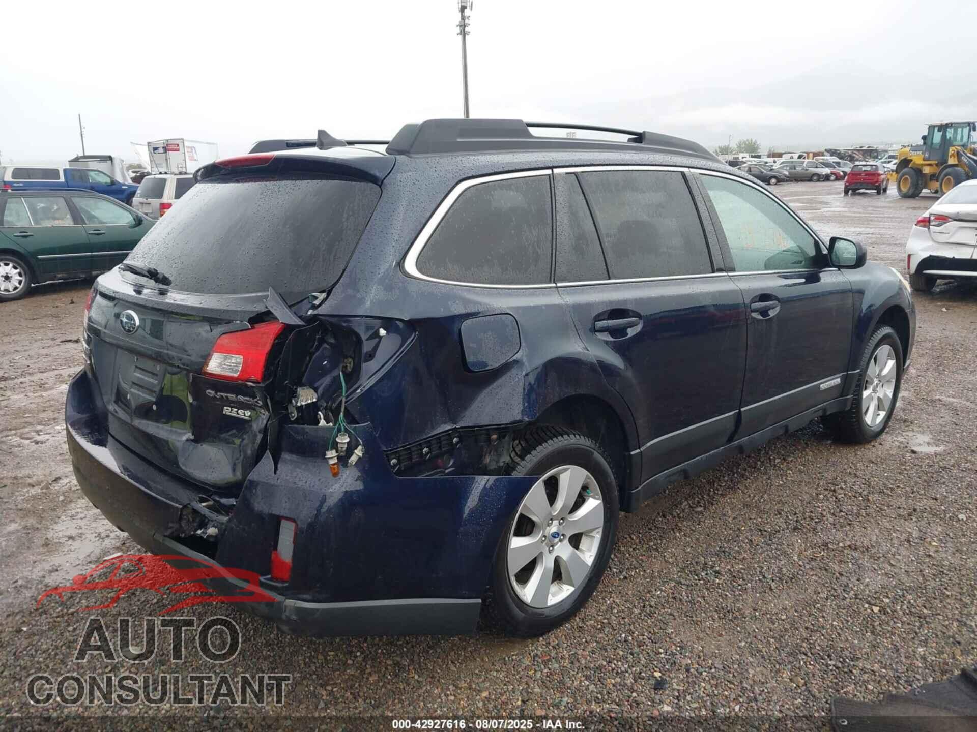 SUBARU OUTBACK 2012 - 4S4BRBKC0C3288313
