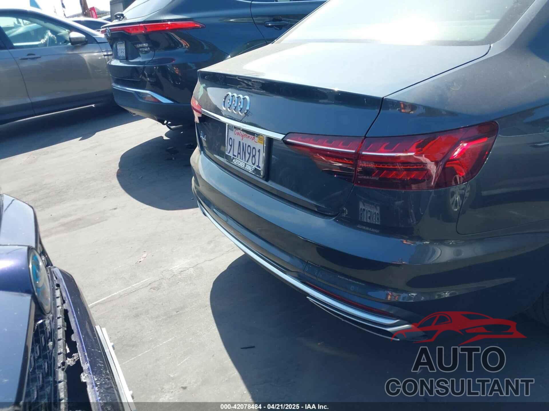 AUDI A4 2020 - WAUGMAF46LN004092