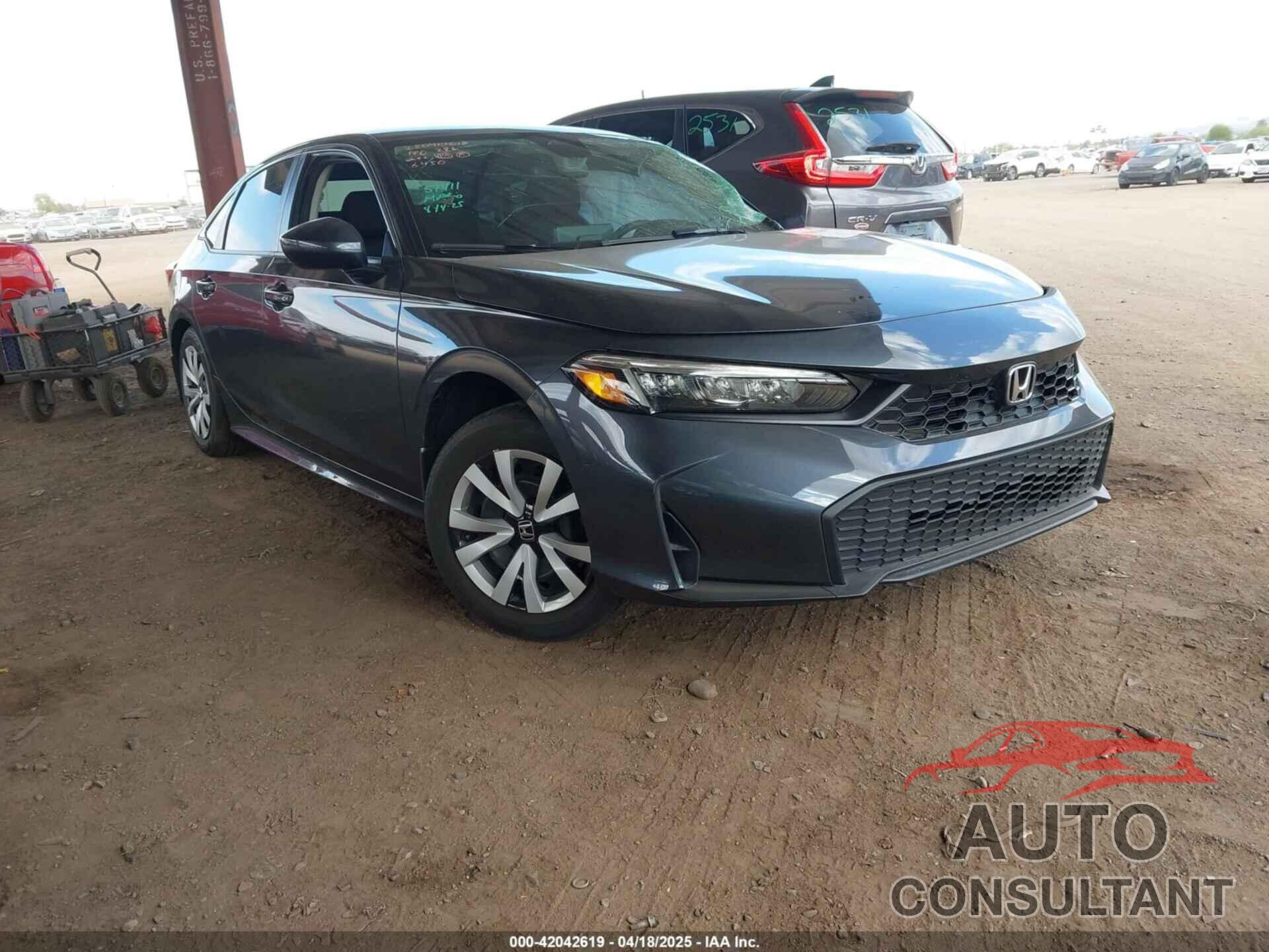 HONDA CIVIC 2025 - 2HGFE2F27SH526450