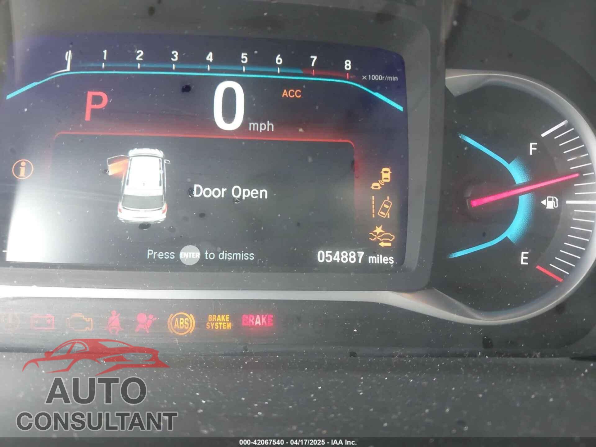 HONDA PILOT 2021 - 5FNYF5H23MB008041