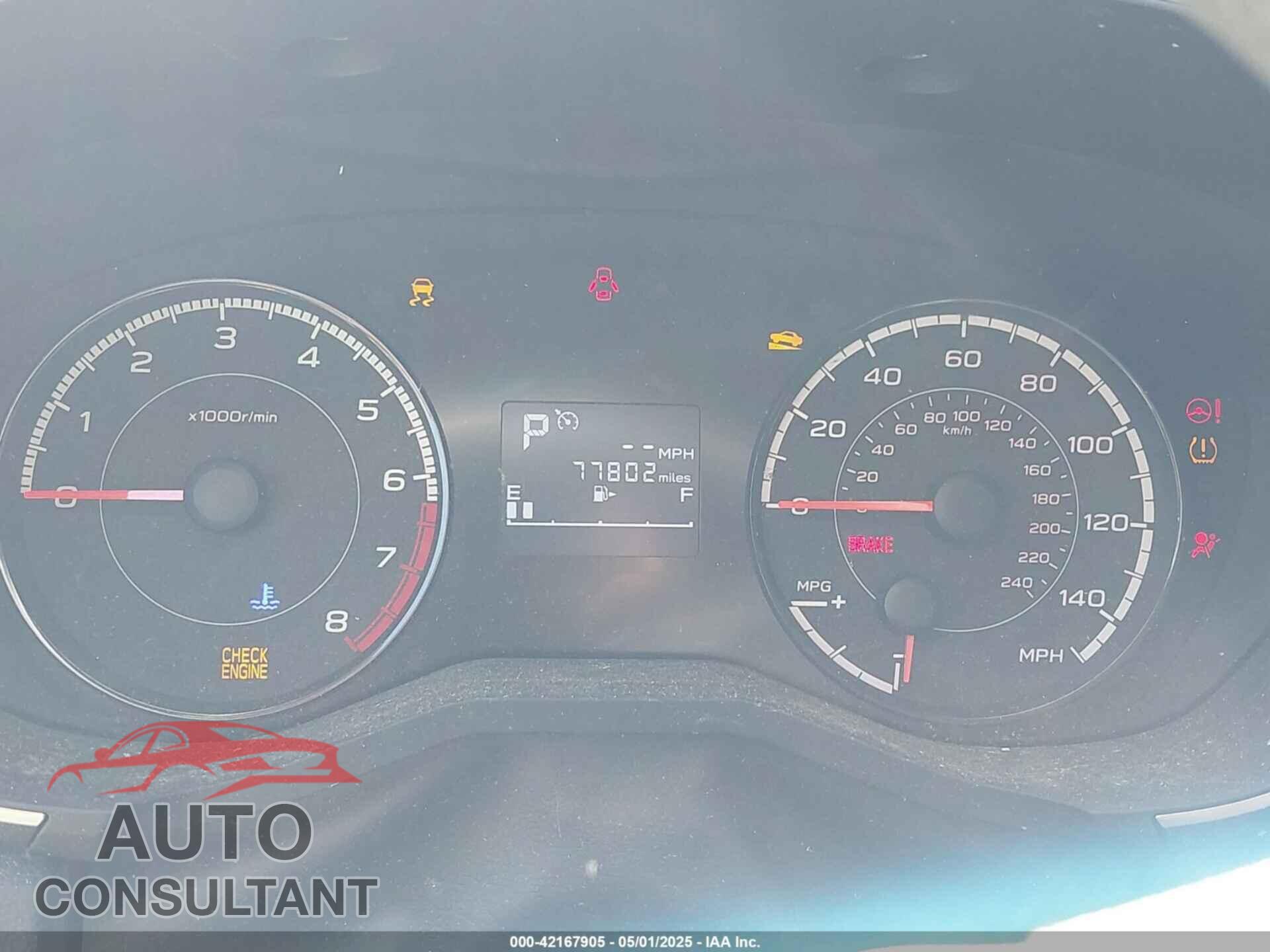 SUBARU IMPREZA 2017 - 4S3GKAB68H3606060
