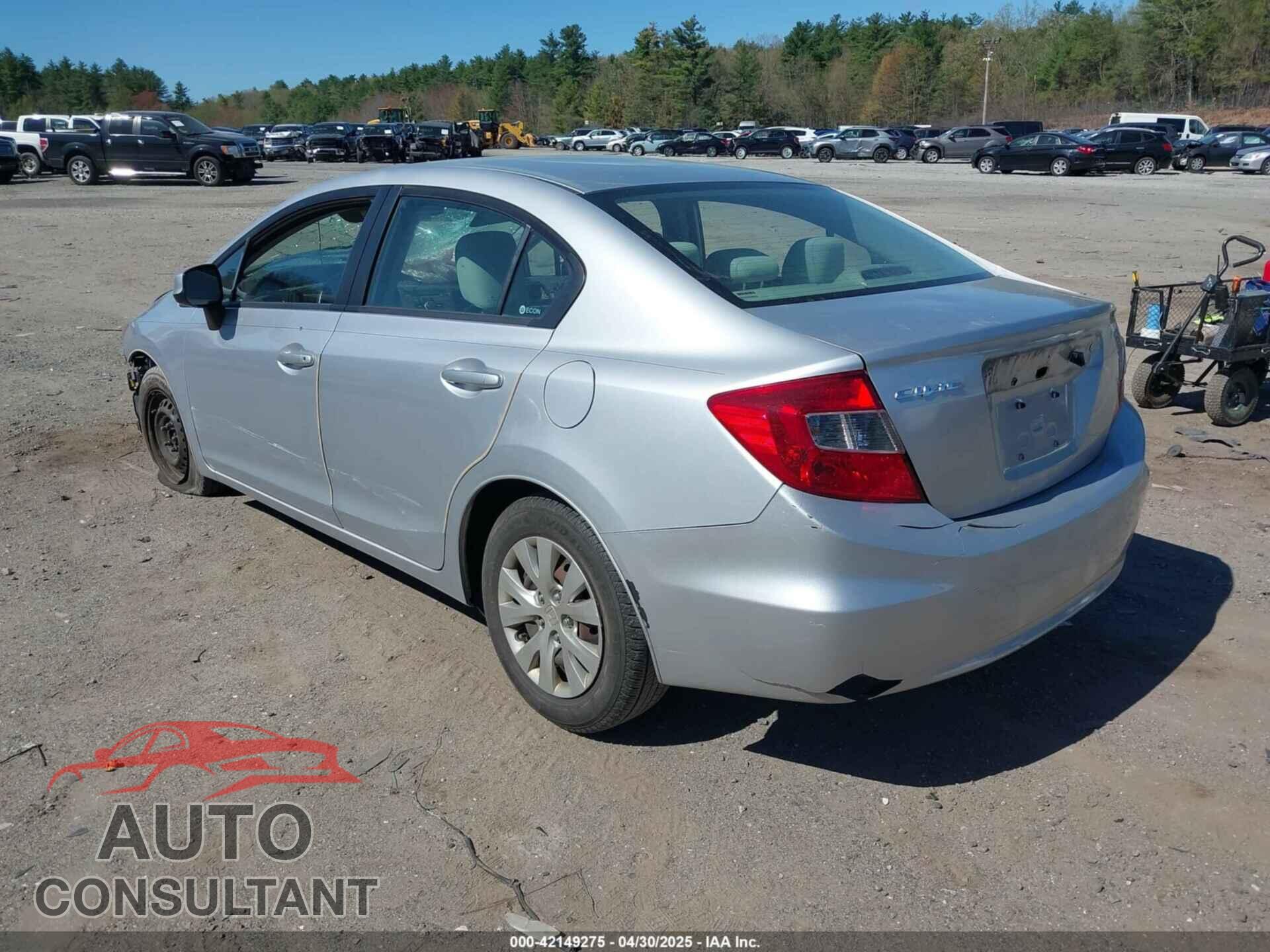 HONDA CIVIC 2012 - 2HGFB2F54CH556090