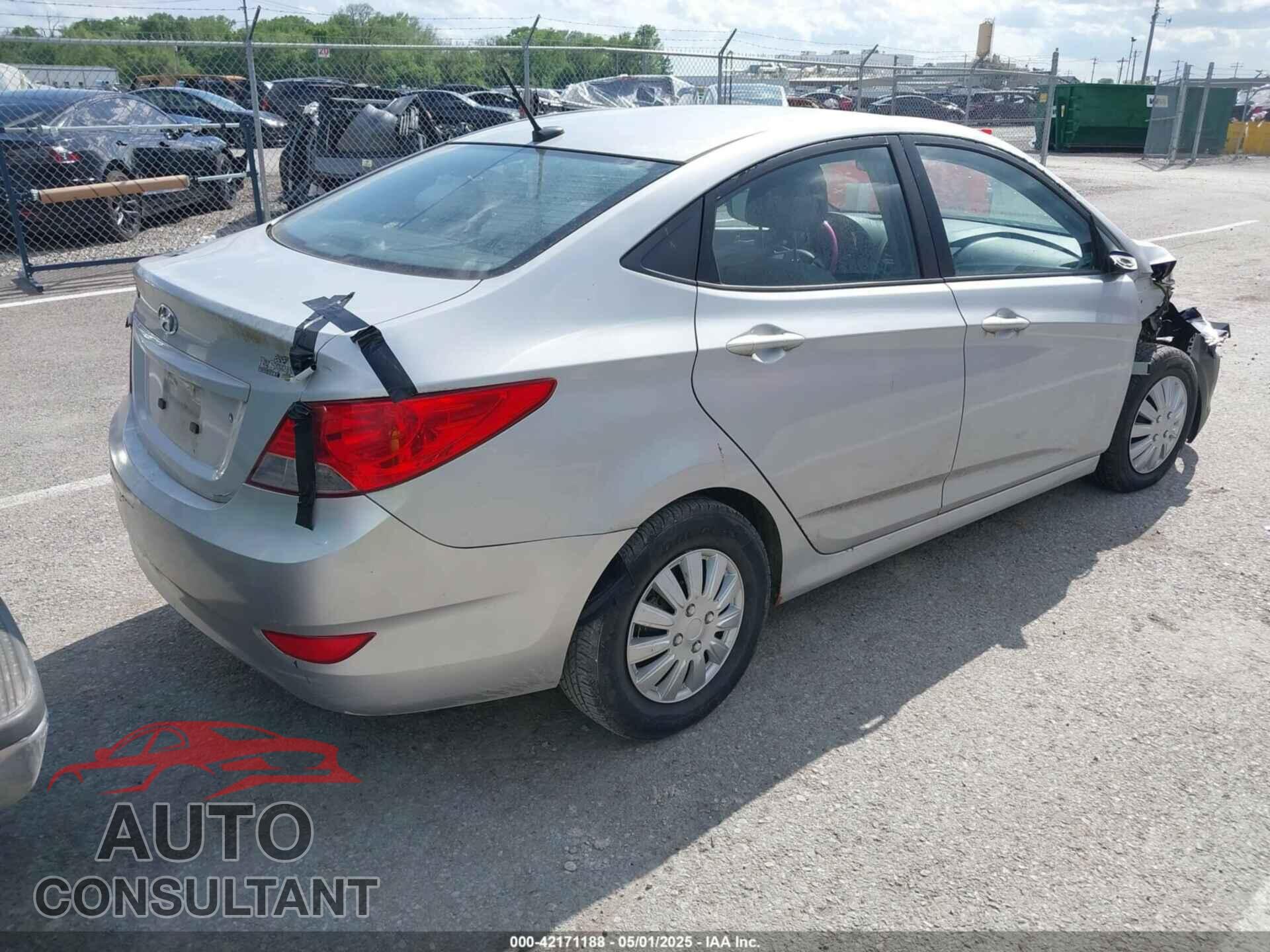 HYUNDAI ACCENT 2013 - KMHCT4AE2DU509099