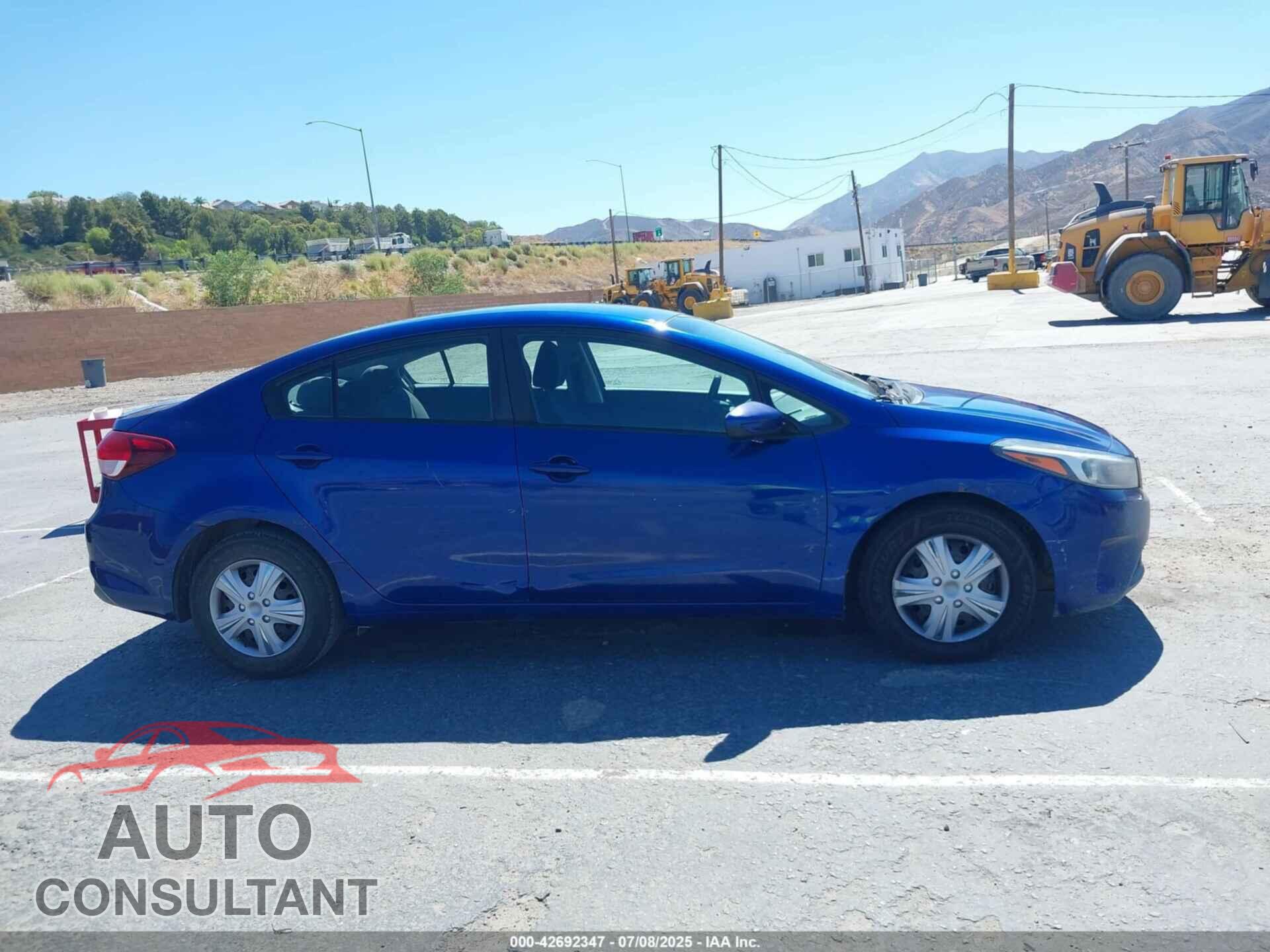KIA FORTE 2017 - 3KPFL4A78HE030208