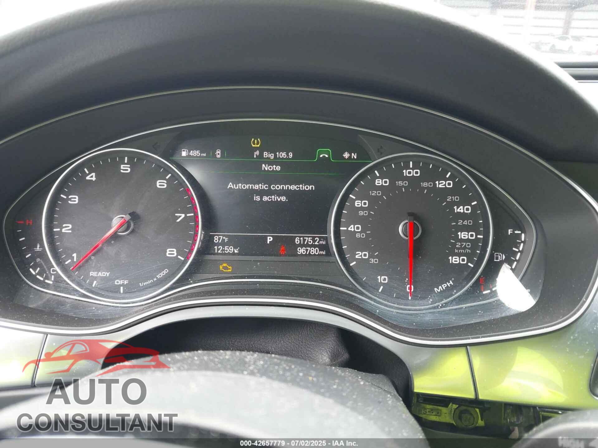 AUDI A6 2017 - WAUF3AFC3HN027424