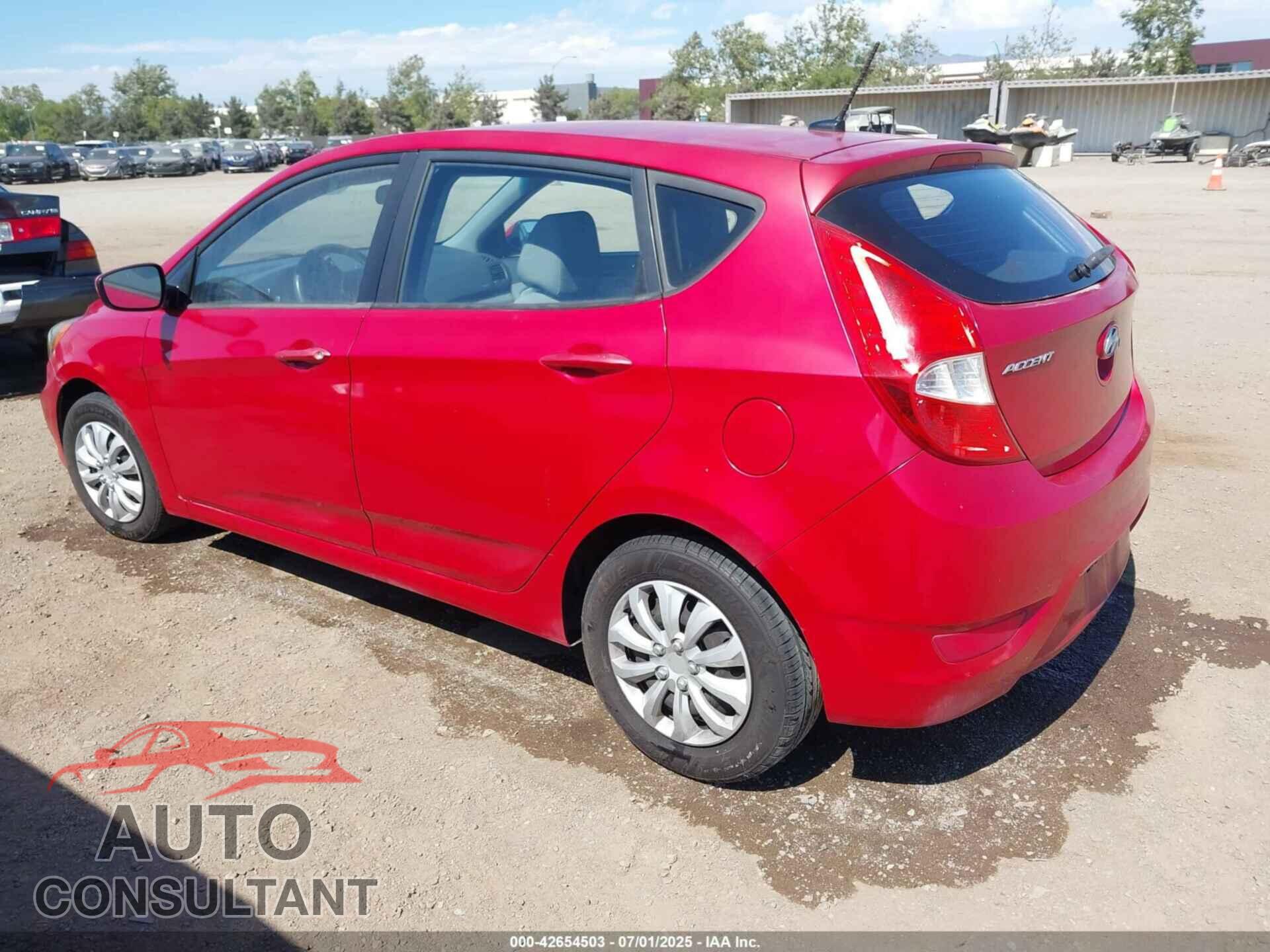 HYUNDAI ACCENT 2012 - KMHCT5AE2CU022389